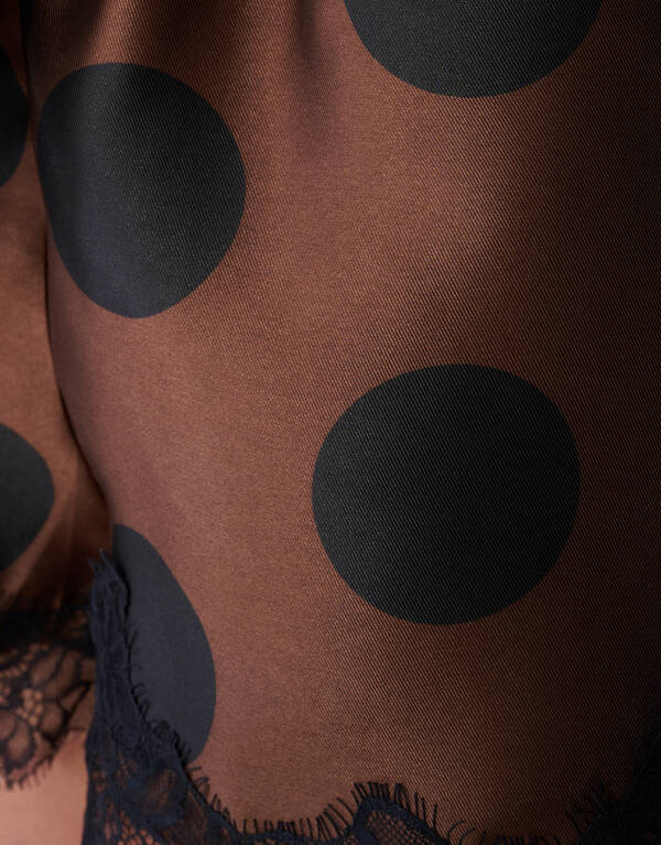 Kanten Polkadot Kurze Braun SHOEBY WOMEN