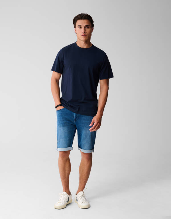 Studio-T-Shirt Dunkelblau SHOEBY MEN