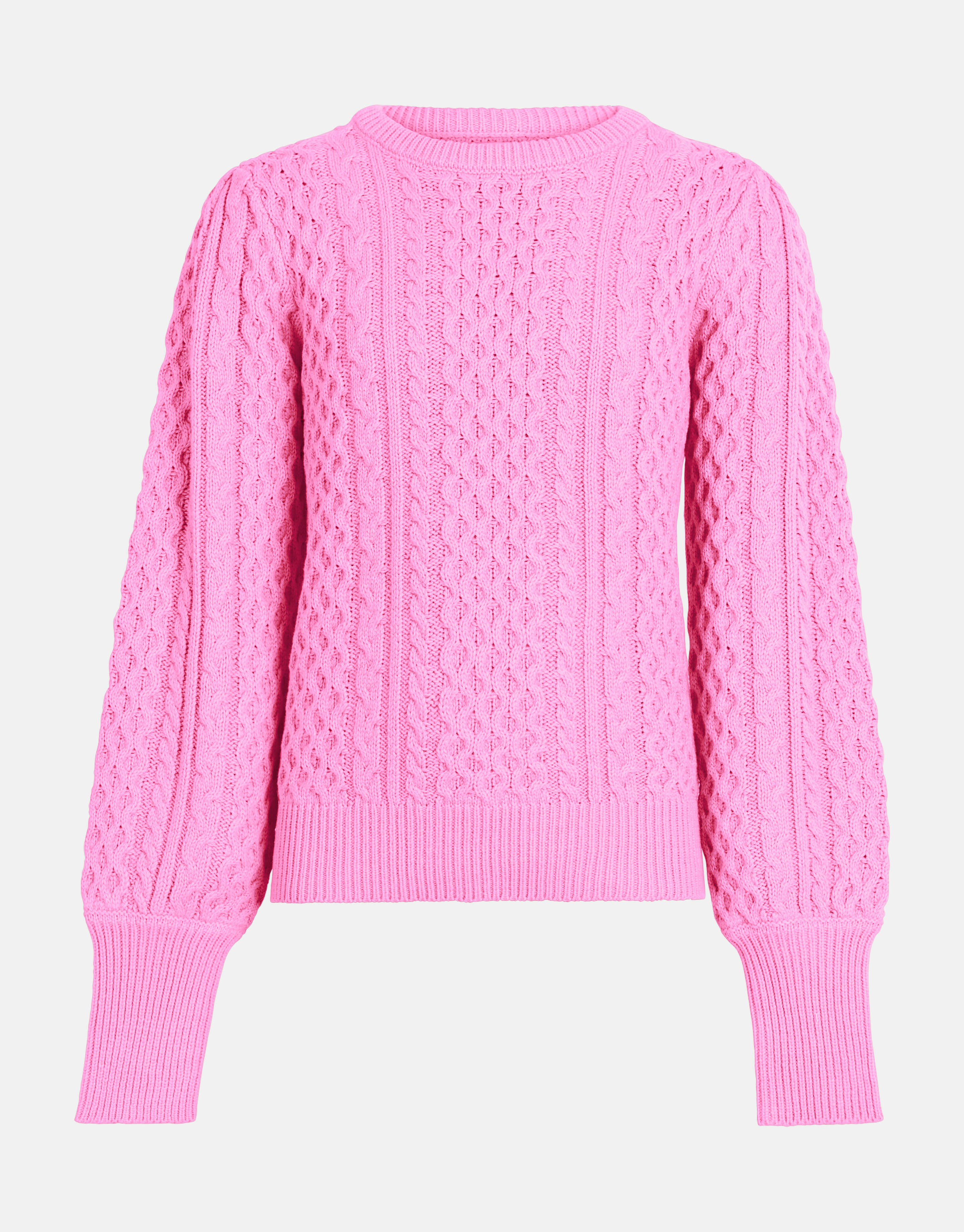 Strickpullover mit Zopfmuster Rosa SHOEBY GIRLS