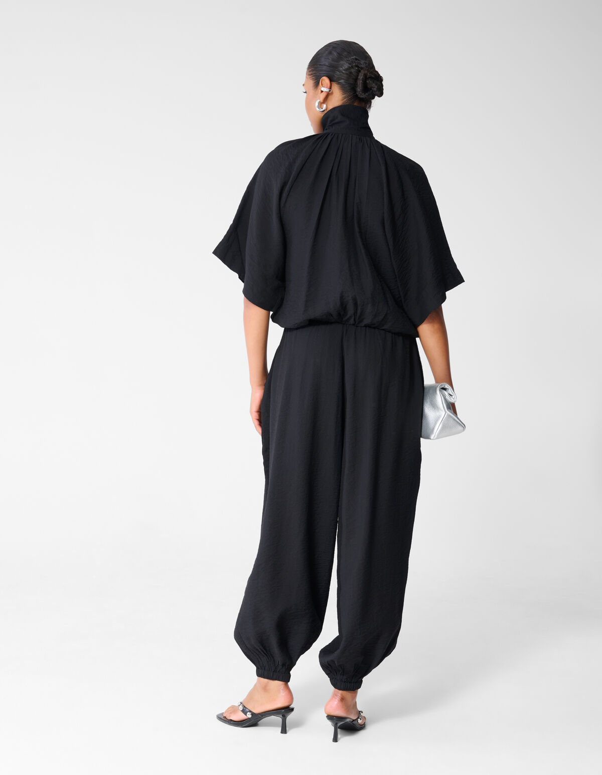 Sportliche Trainingsjacke Schwarz SHOEBY WOMEN