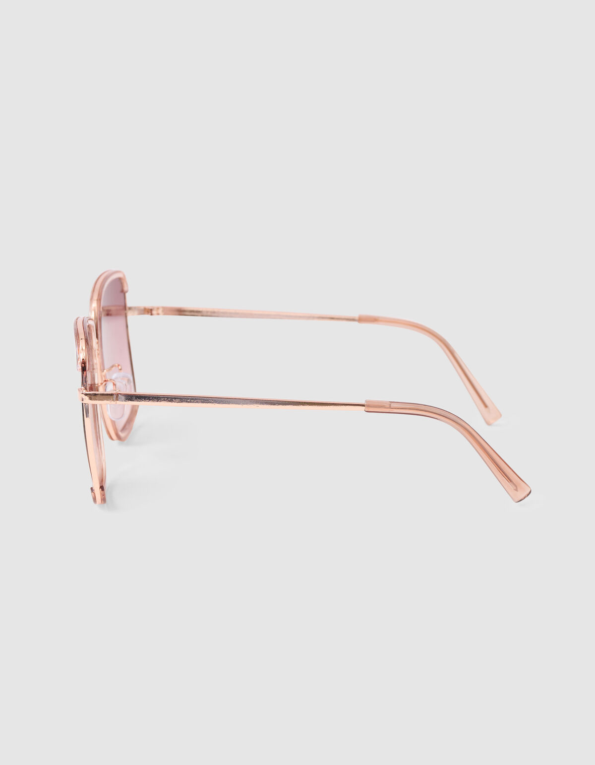 Quadratische Sonnenbrille Hellbraun SHOEBY ACCESSOIRES