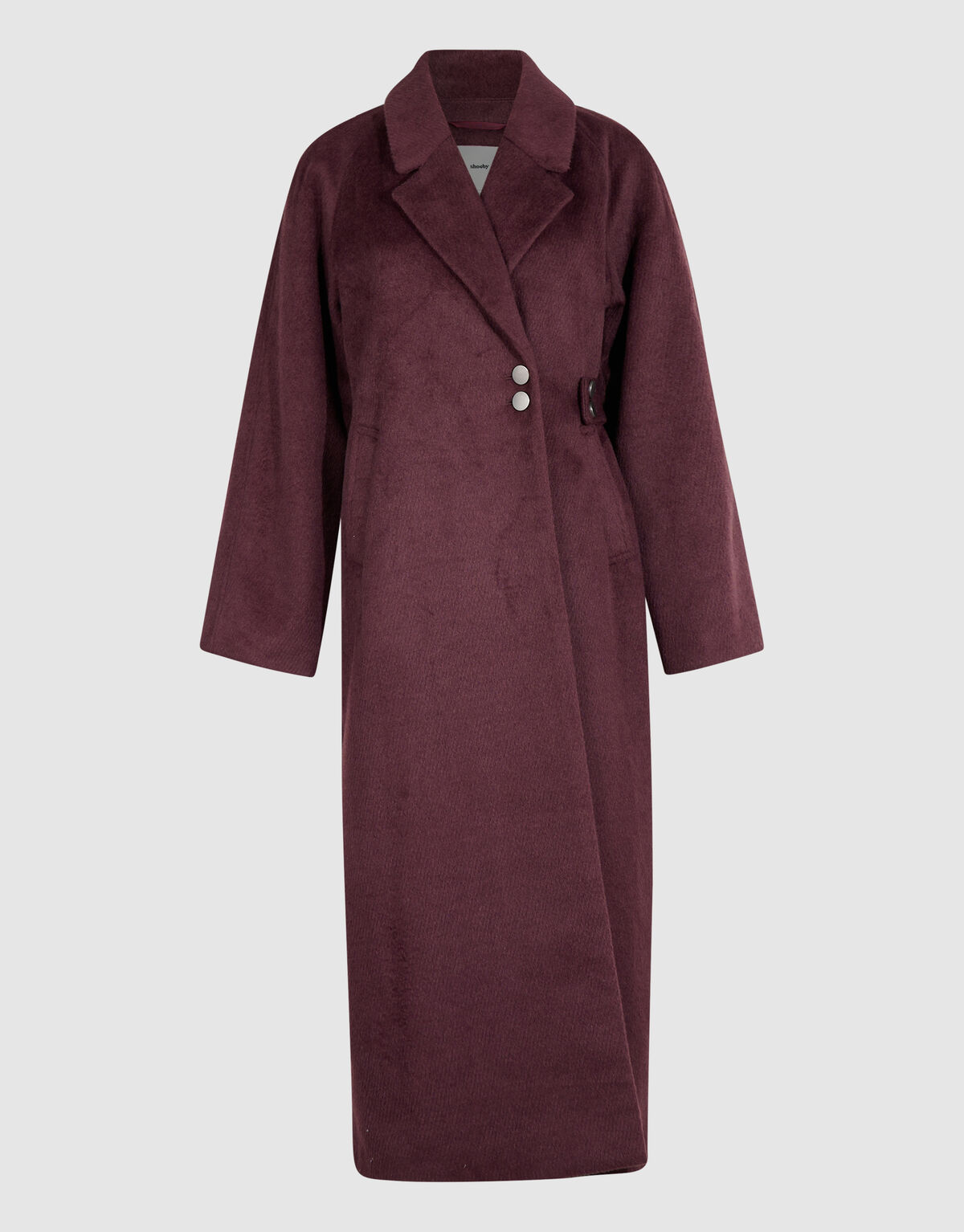 Lange Wollmantel Dunkelrot By Mieke SHOEBY WOMEN