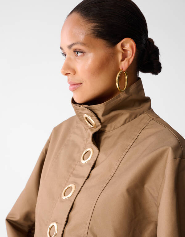 Cargo Eyelet Jacke Camel SHOEBY WOMEN