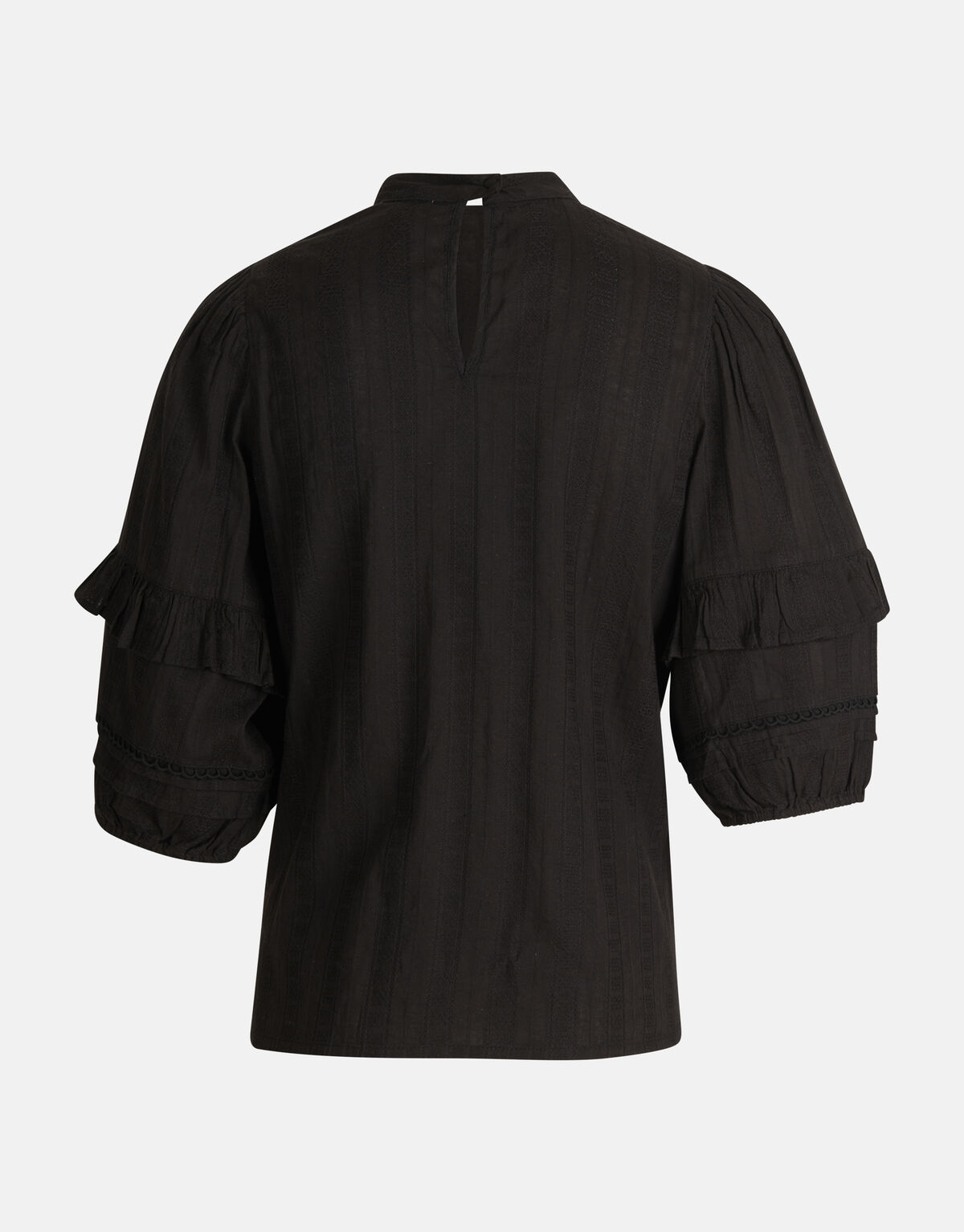 Rüschenbluse Schwarz SHOEBY WOMEN