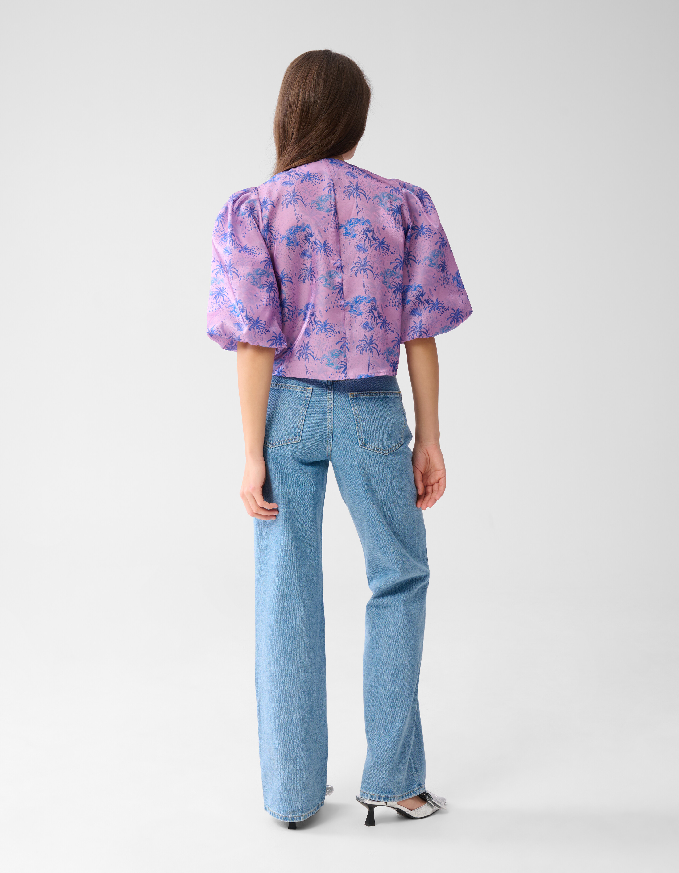 Verschönerte Jeans mit weitem Bein Mediumstone SHOEBY WOMEN