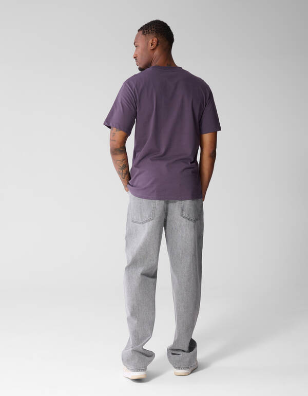 Einfarbiges T-Shirt in Lila SHOEBY MEN