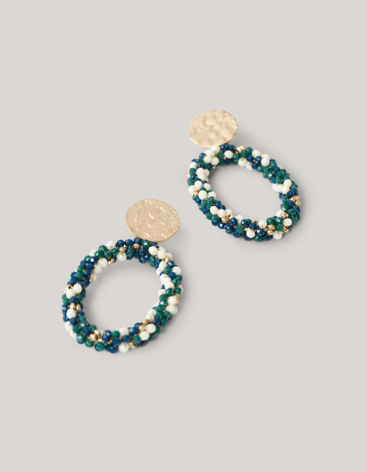 Multi-Perlen-Ohrringe Grün SHOEBY ACCESSOIRES