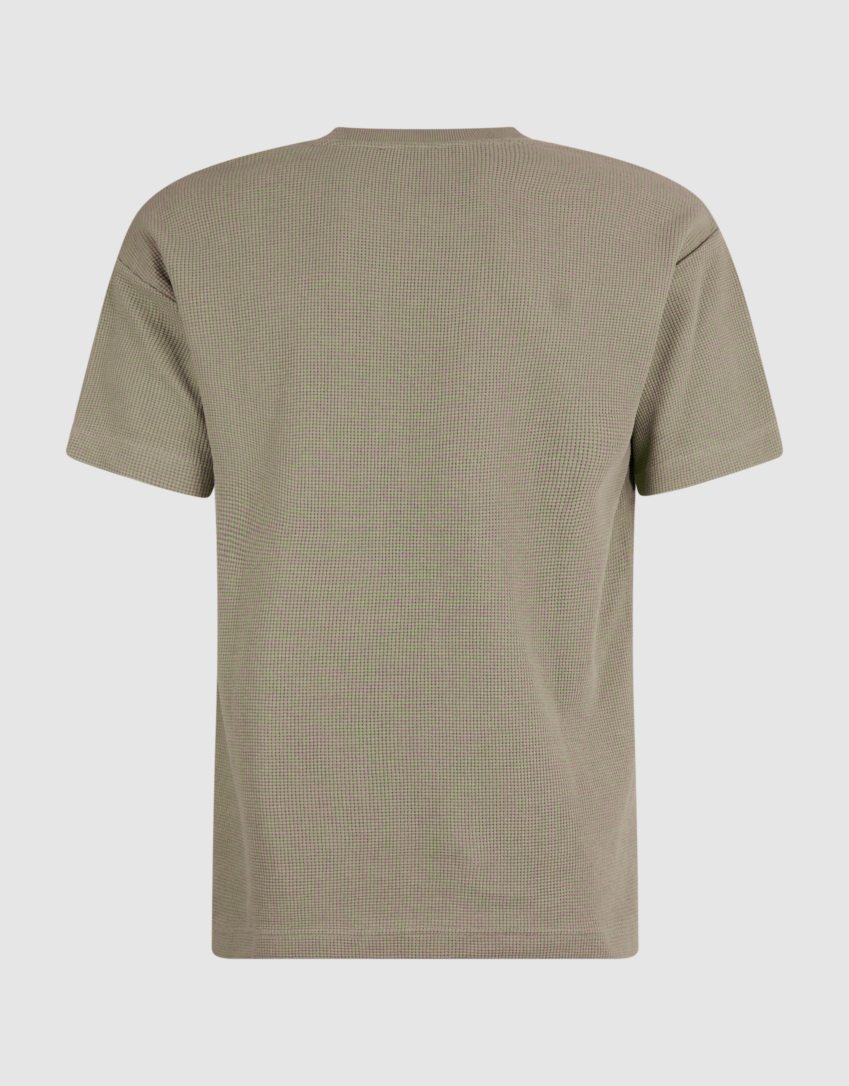 Gr&uuml;nes Waffel-T-Shirt SHOEBY MEN