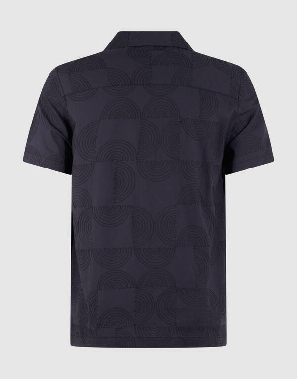 MultMultiple Embroidery T-Shirt Dunkelgrau SHOEBY MEN