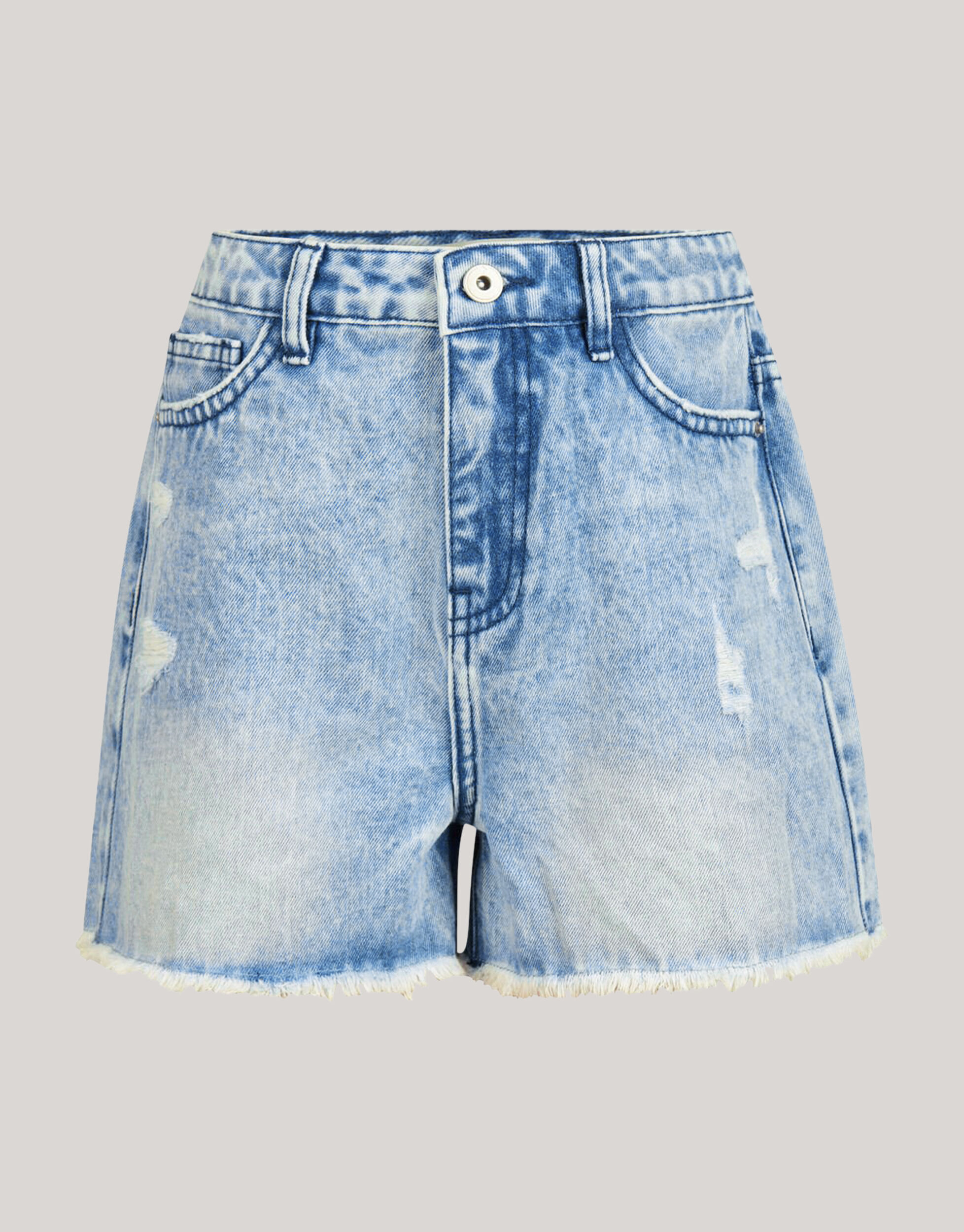 Bleached jean shorts discount