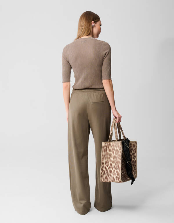 Lurex Struktur Top Khaki SHOEBY WOMEN