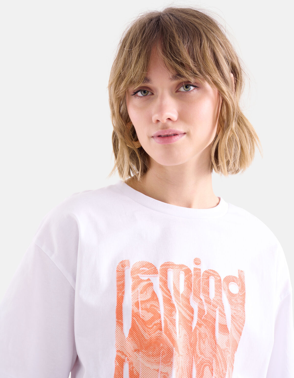 Artwork T-shirt Weiß SHOEBY WOMEN