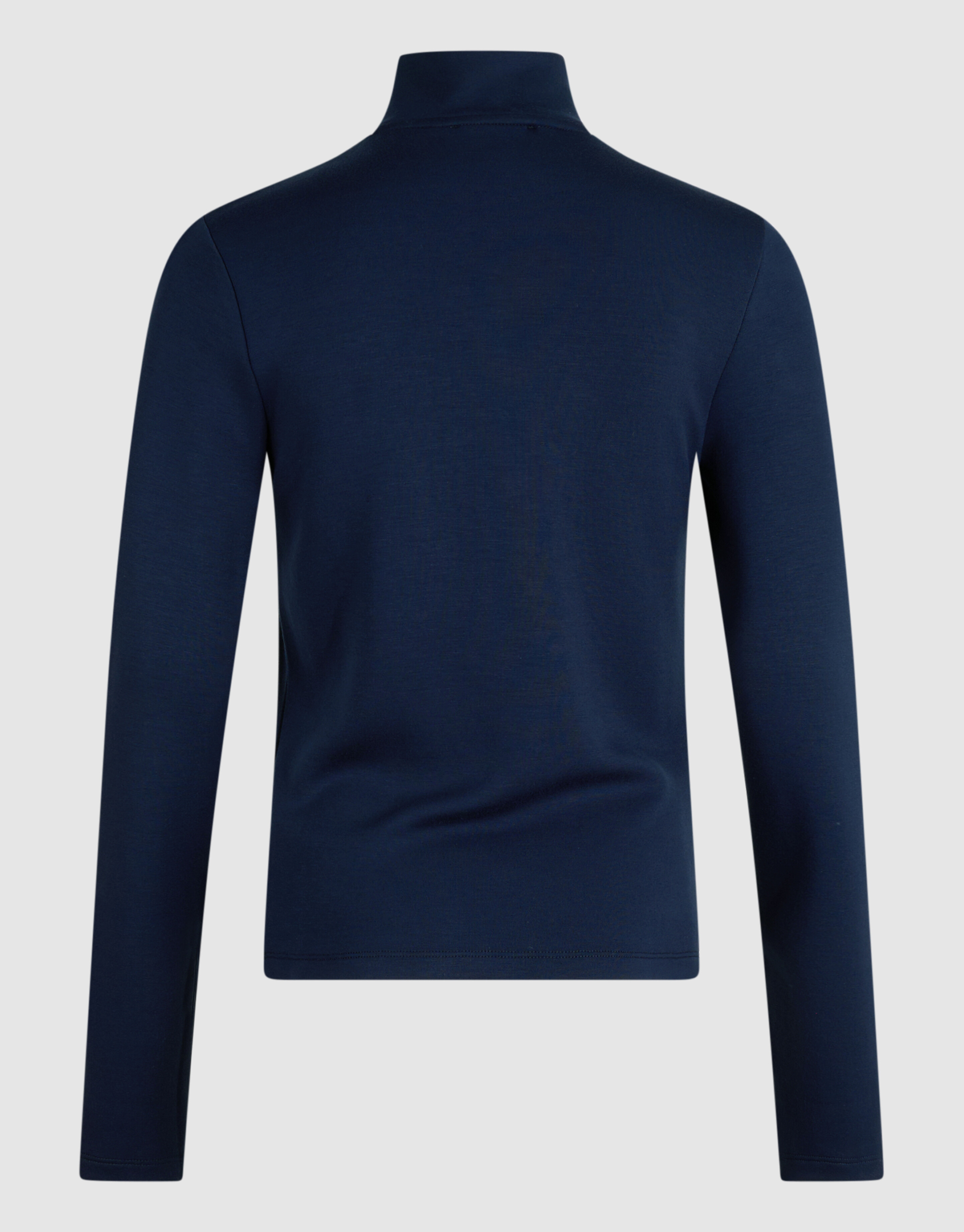 Zipper Longsleev Top Dunkelblau SHOEBY WOMEN