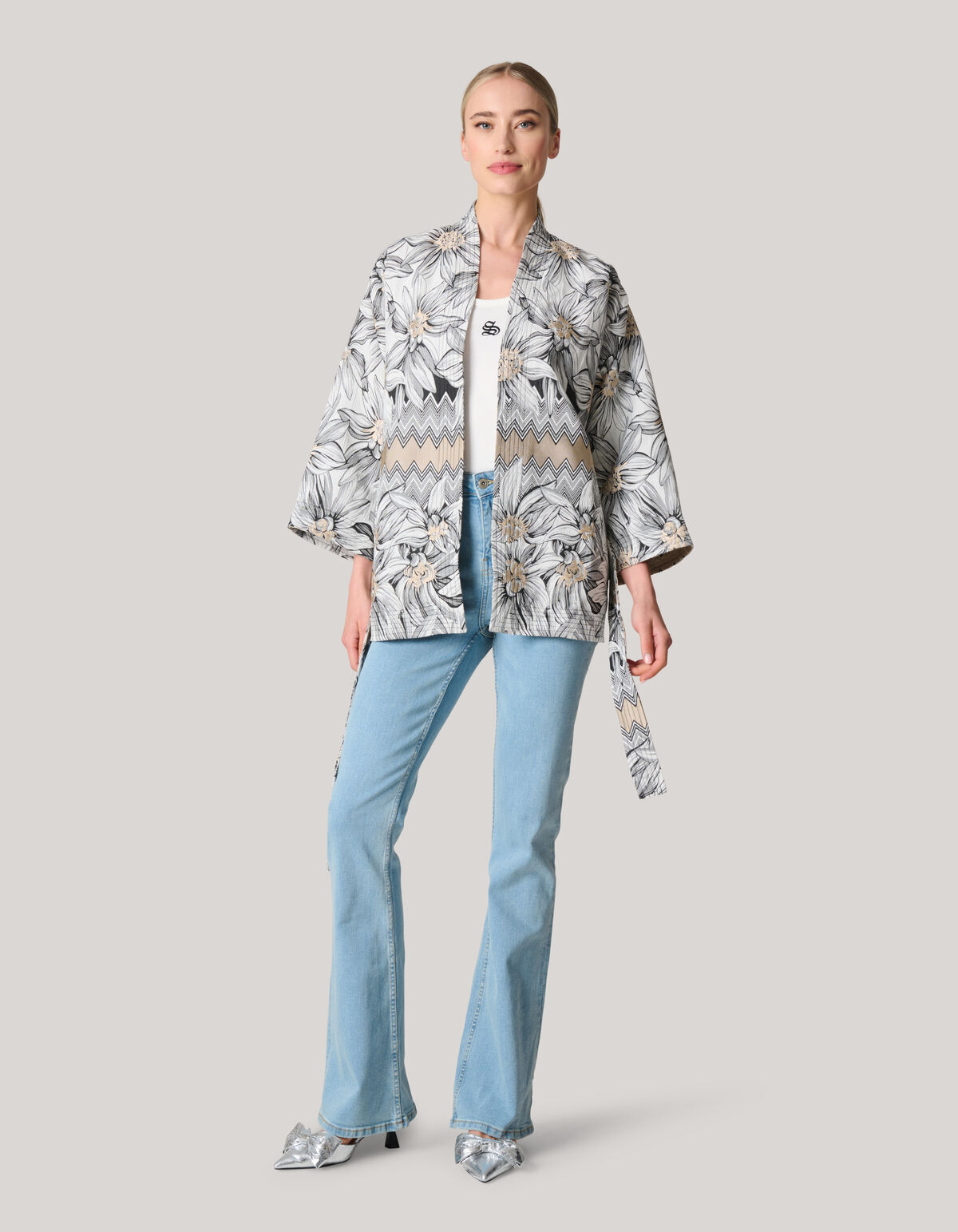 Bedruckter Kimono Zand SHOEBY WOMEN