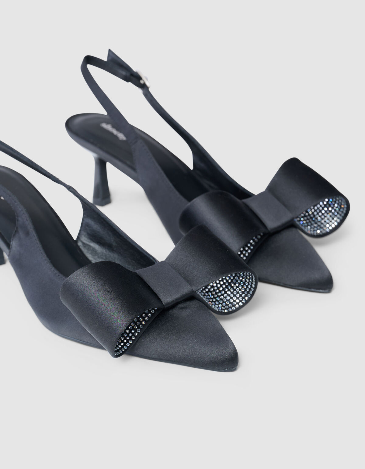 Strik Strass Heels Schwarz SHOEBY SHOES