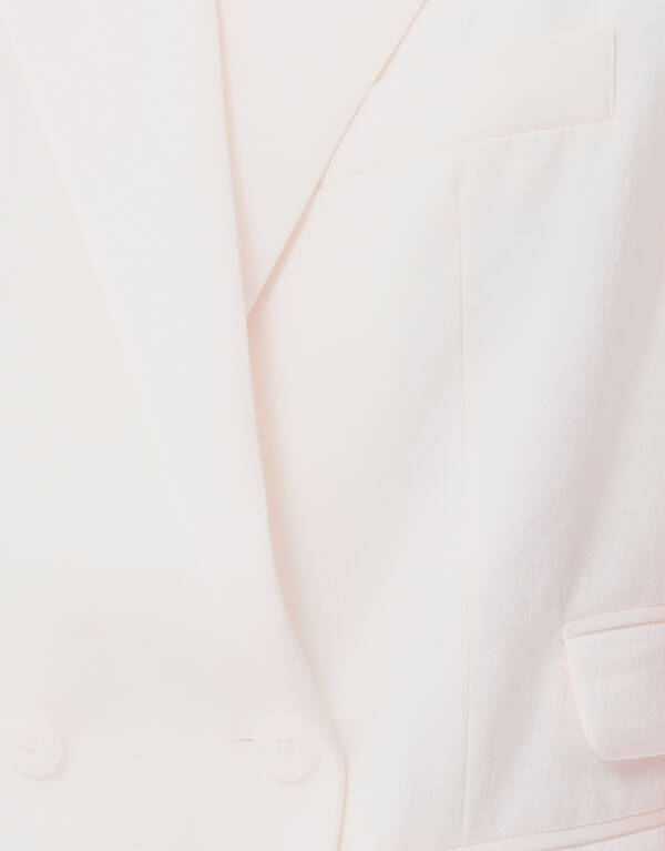 Kurzärmeliger Blazer Off White SHOEBY WOMEN