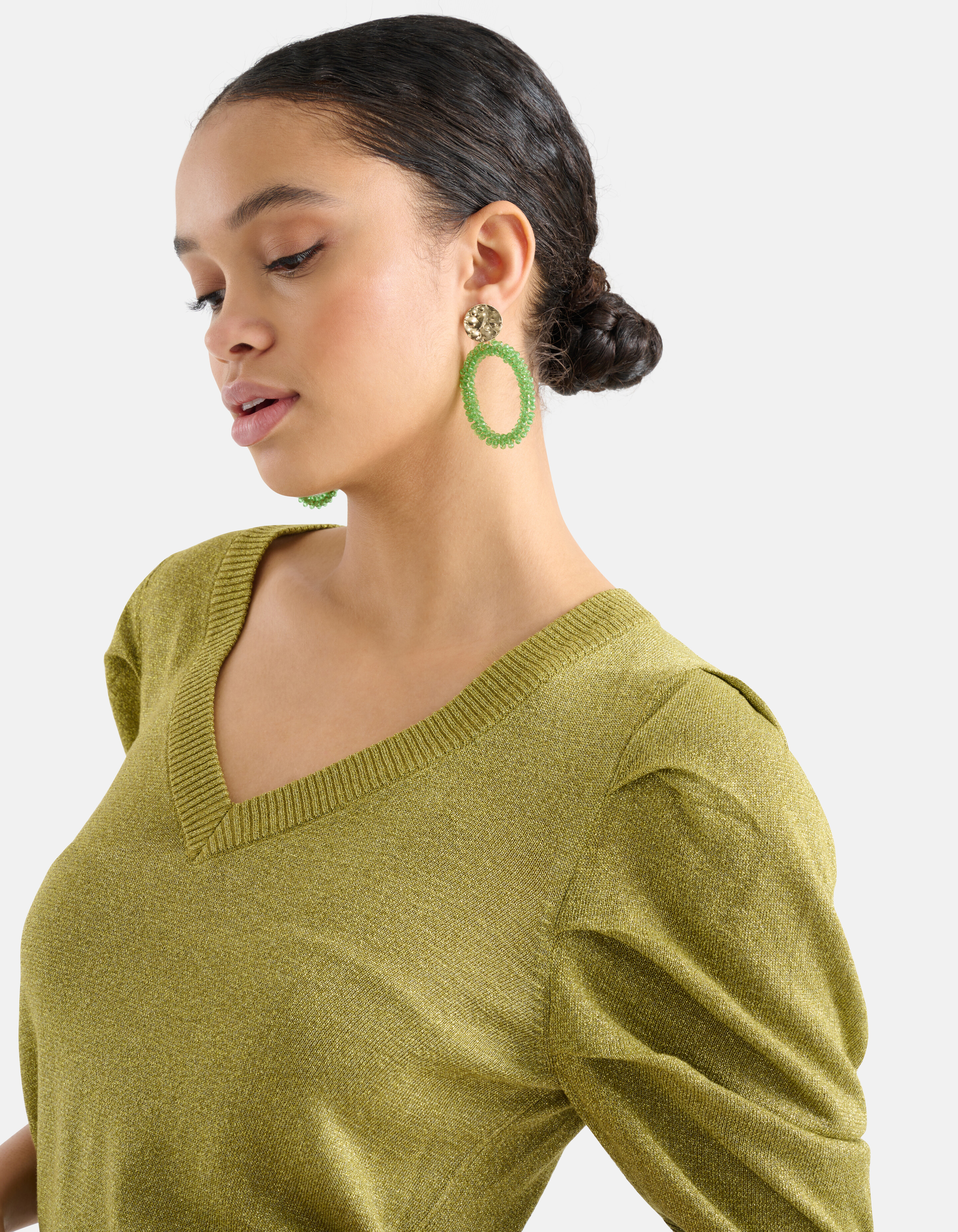 Grüne Ohrringe SHOEBY ACCESSOIRES