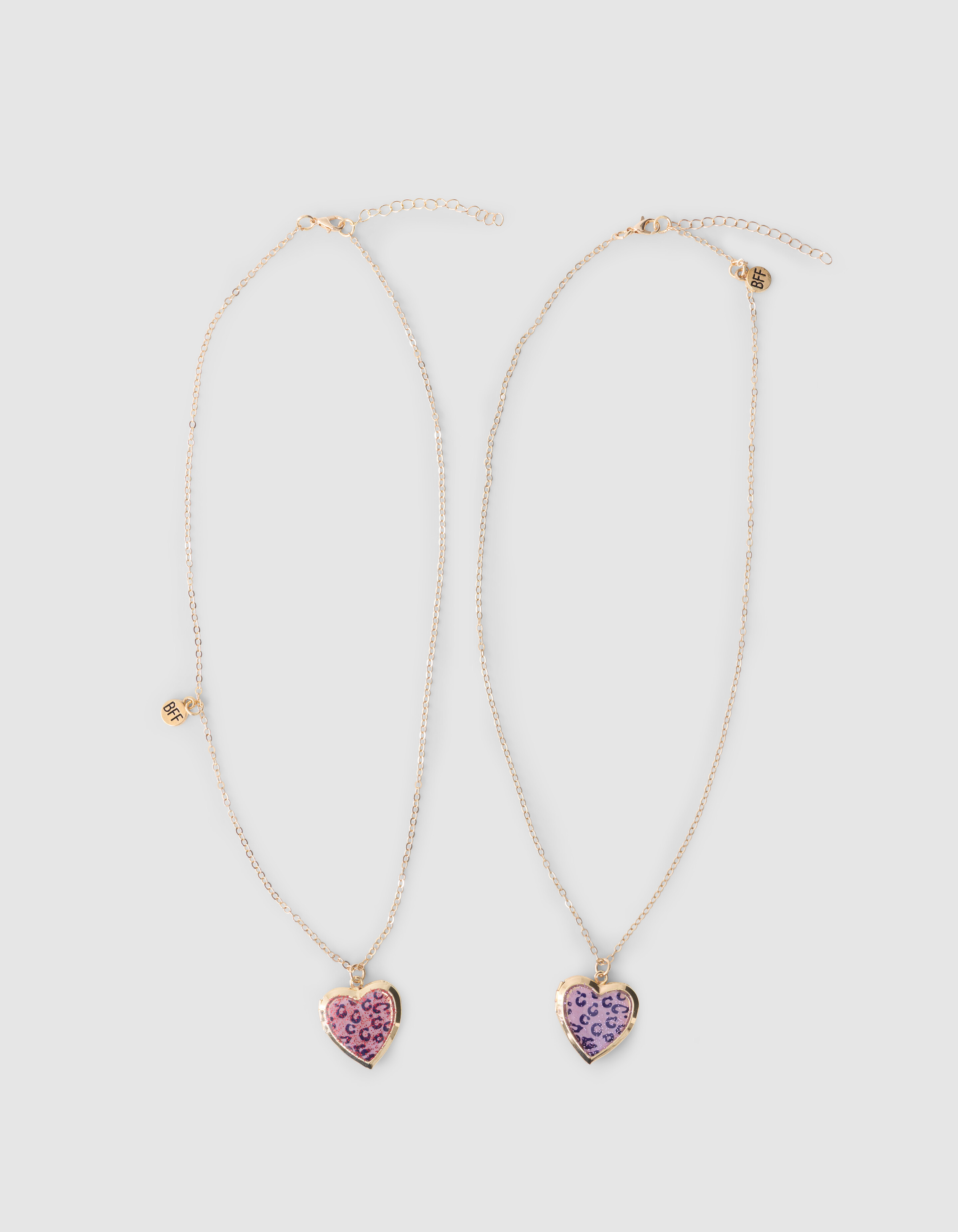 Heart BFF Halskette Rosa/Lila SHOEBY ACCESSOIRES