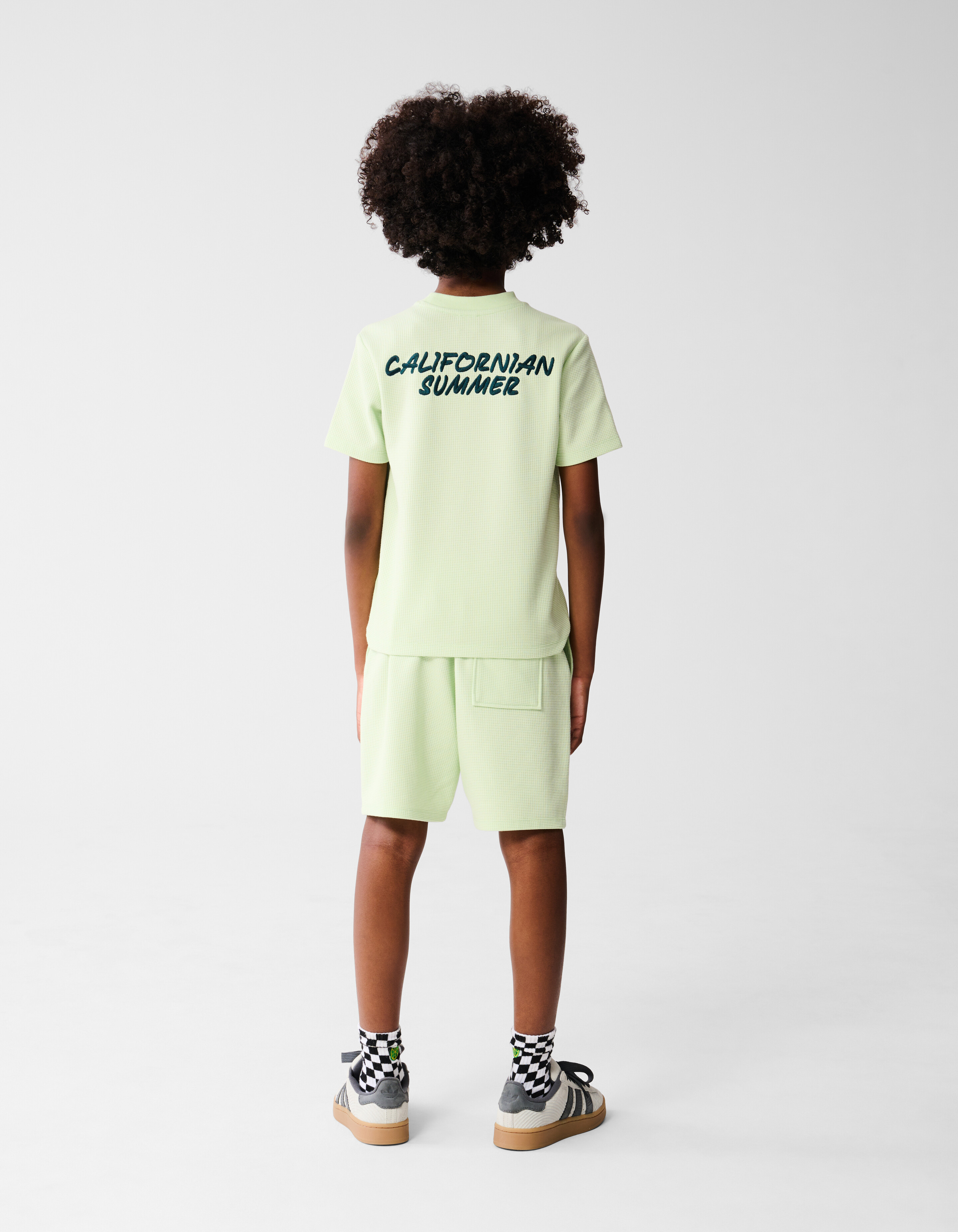 Neon Waffel kurz Grün SHOEBY BOYS