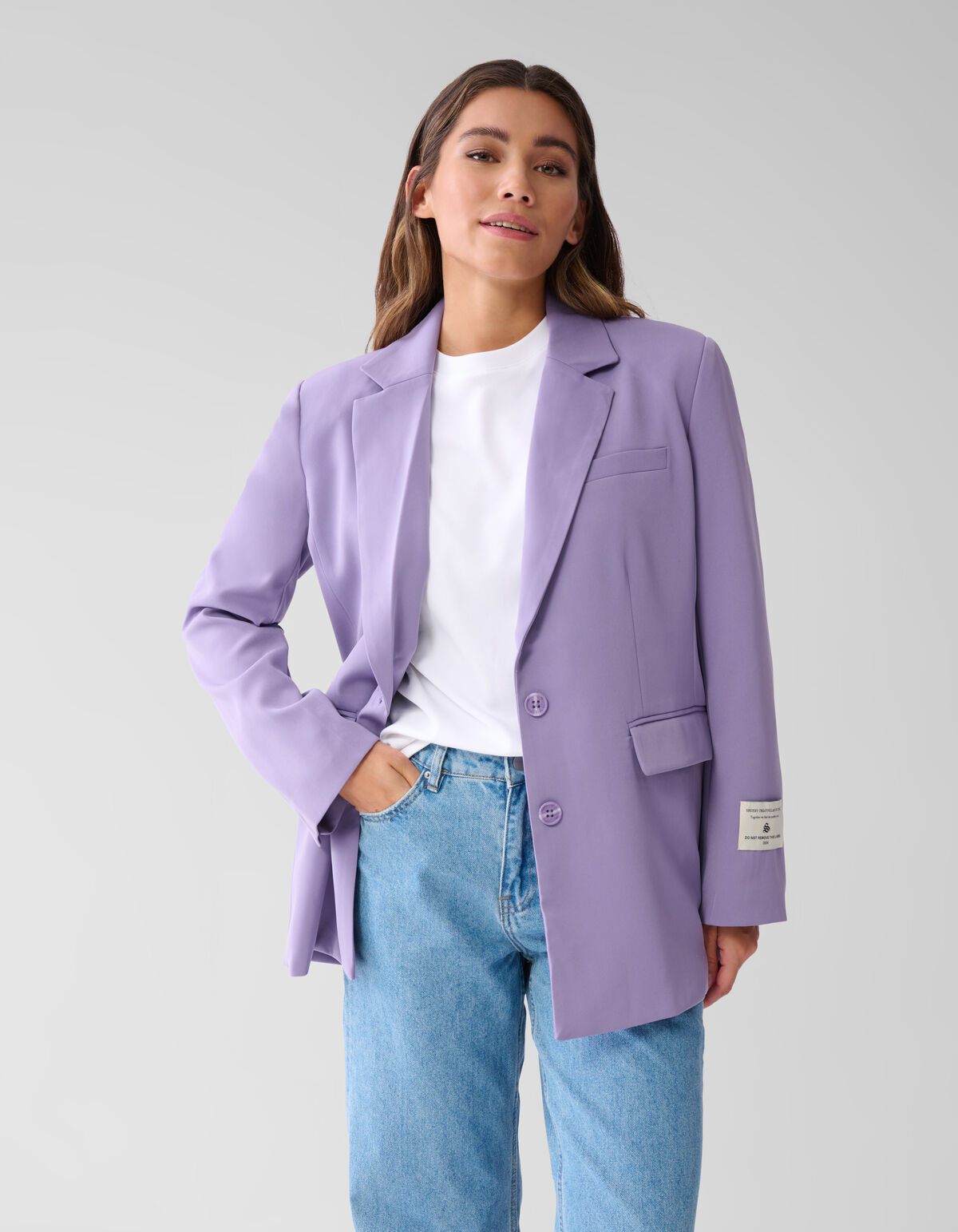 City Label Blazer Flieder SHOEBY WOMEN