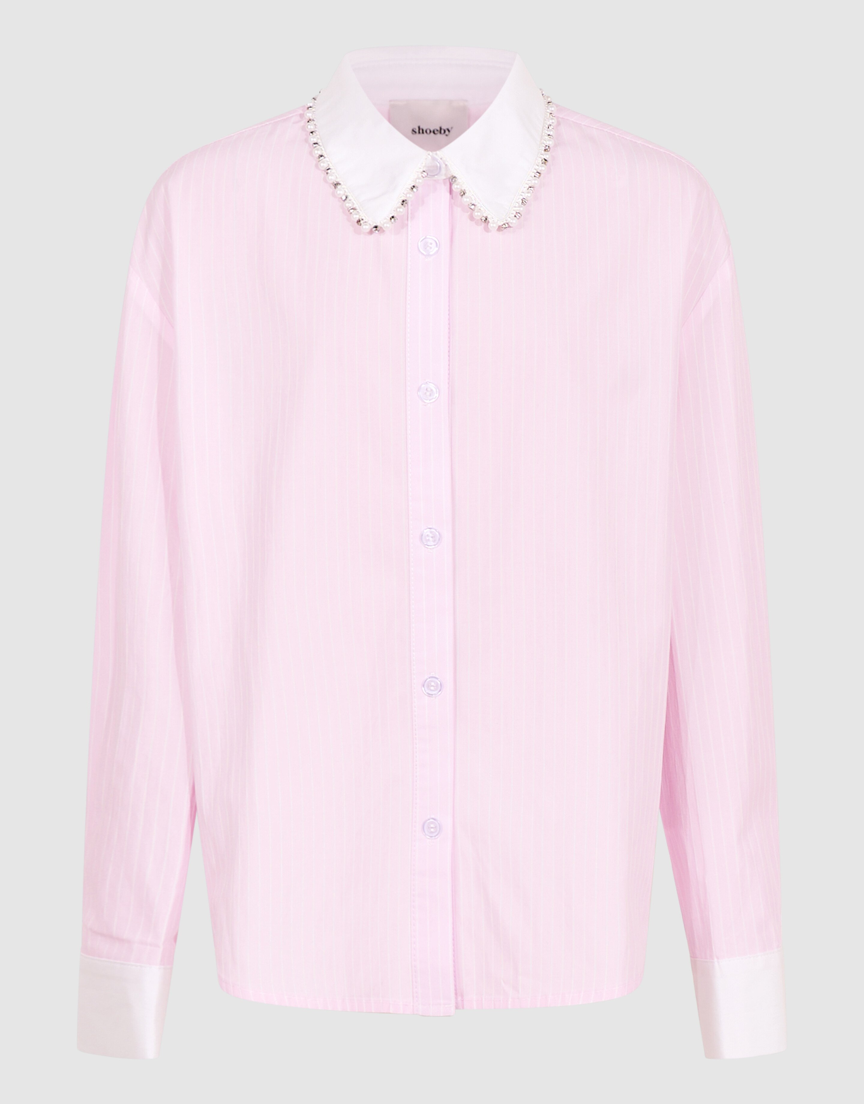 Bluse Mit Nadelstreifen Rosa SHOEBY GIRLS
