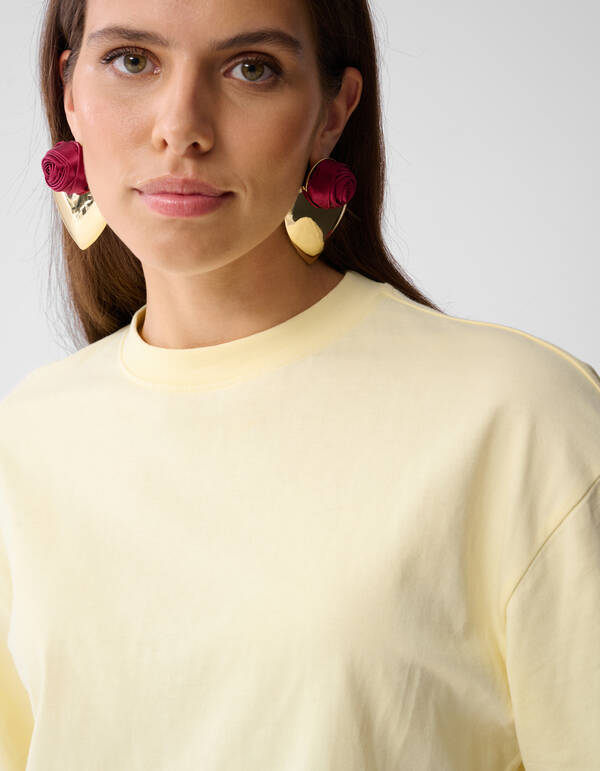 Tailored T-shirt Hellgelb SHOEBY WOMEN