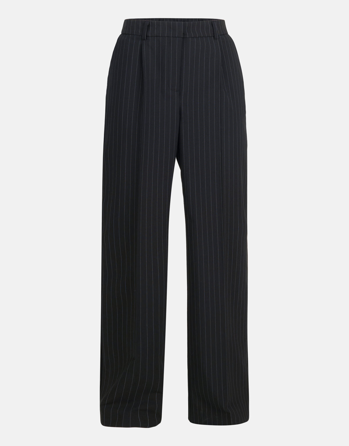 Loose Fit Hose mit Nadelstreifen Schwarz SHOEBY WOMEN