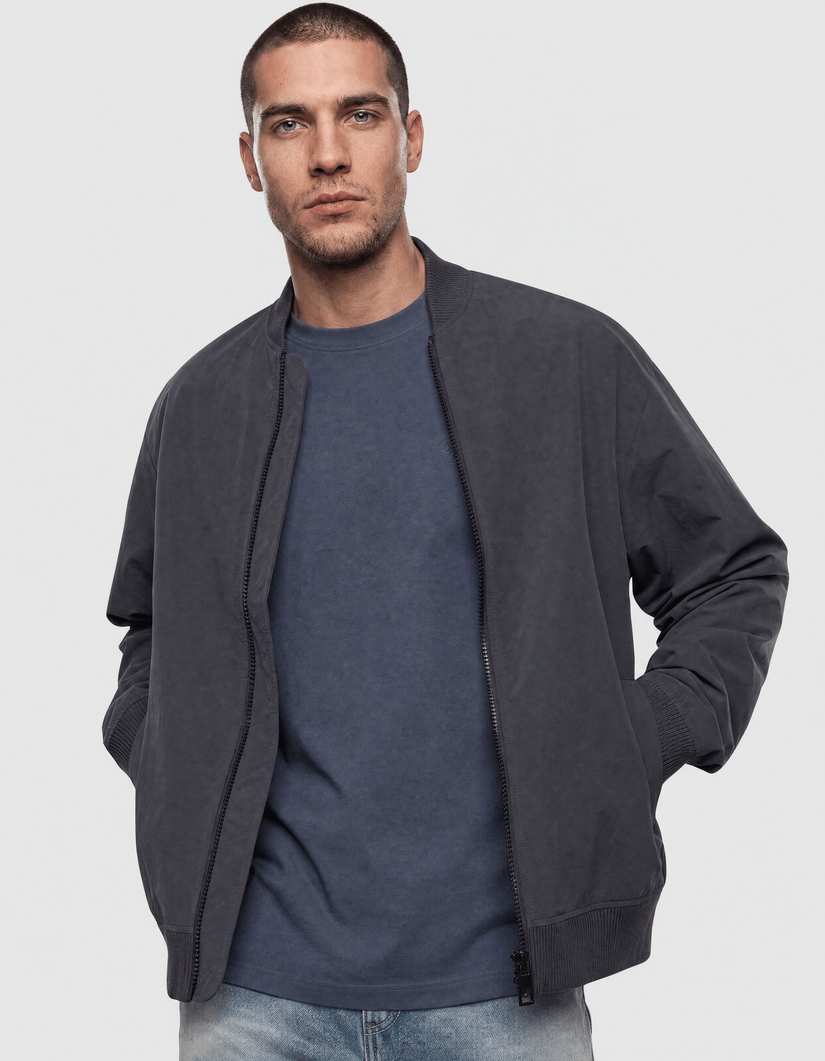 Bomberjacke Dunkelgrau SHOEBY MEN