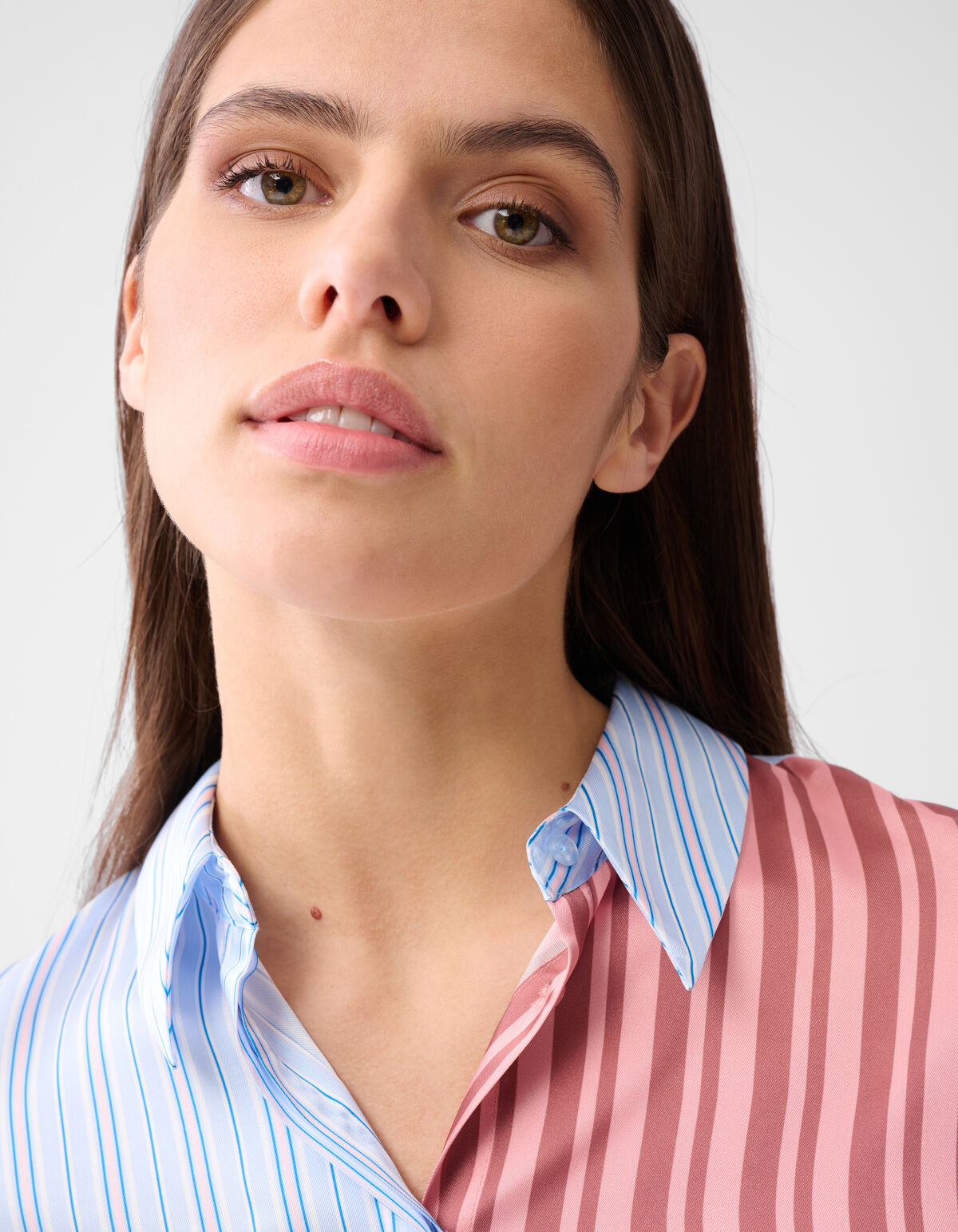 Bedruckte Nadelstreifenbluse SHOEBY WOMEN