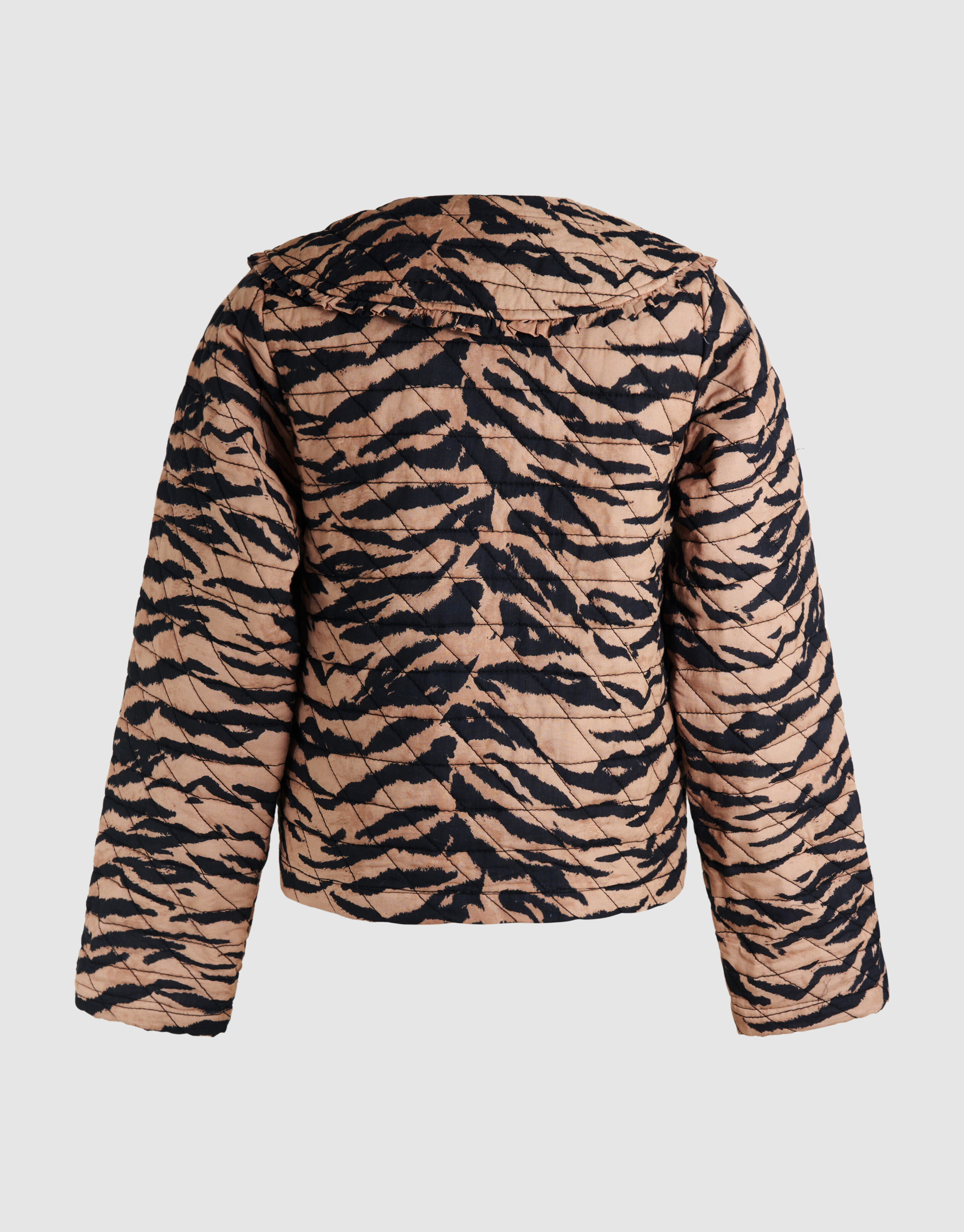 Tiger Kragen Jacke Braun SHOEBY WOMEN