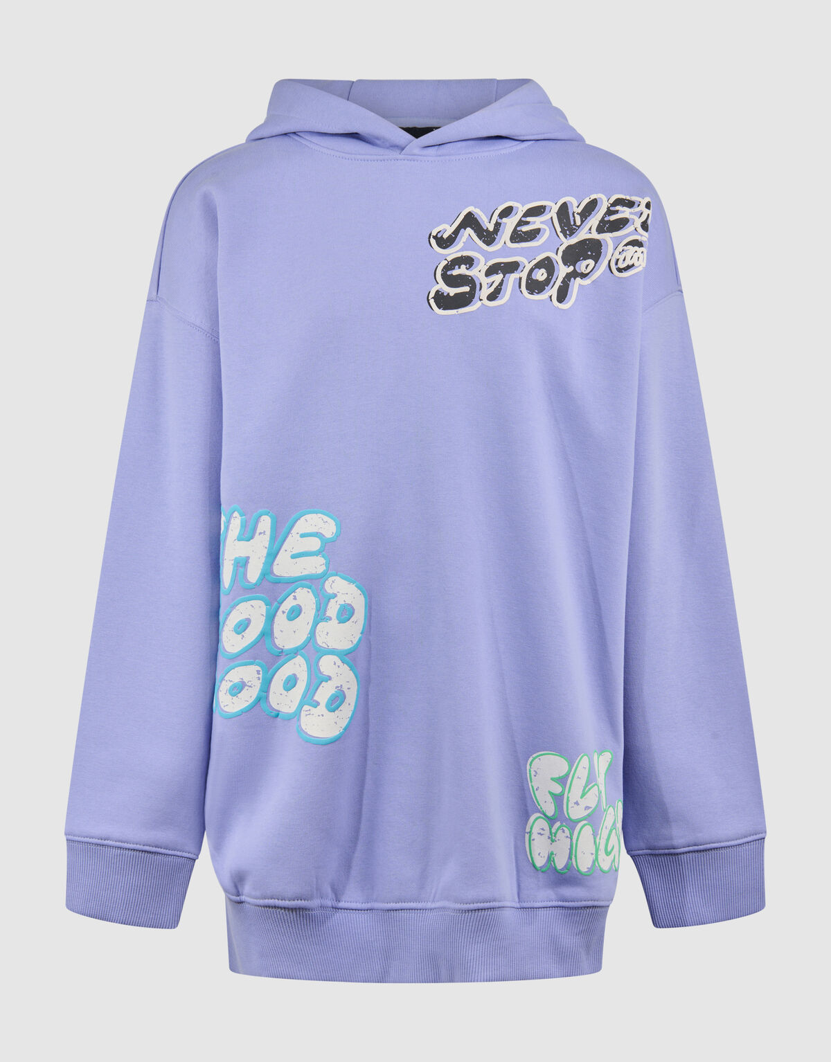 Good Mood Atrwork Hoodie Hellviolett SHOEBY BOYS
