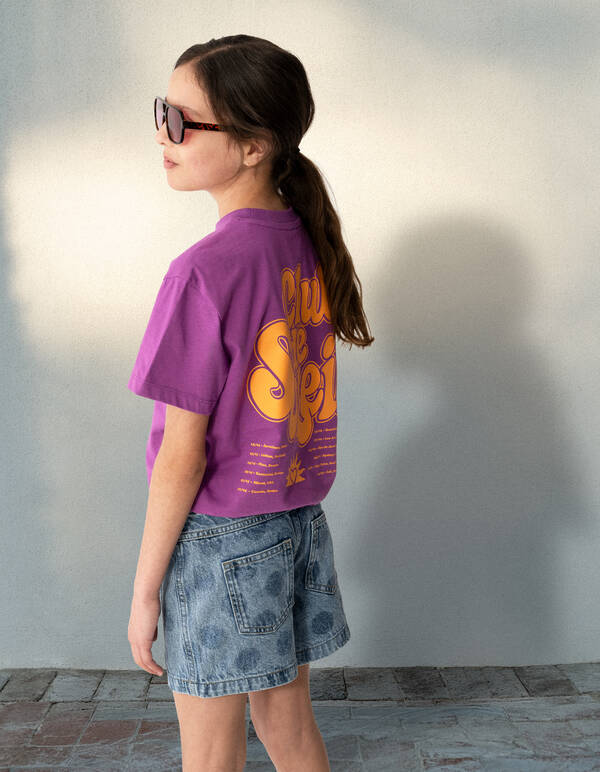 Relaxed Fit Artwork T-Shirt Lila SHOEBY GIRLS