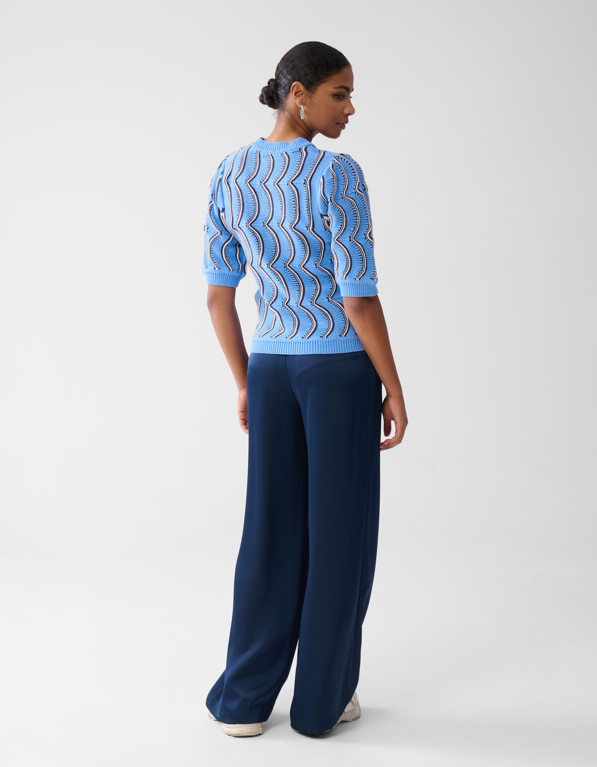 Swirl Pullover Hellblau SHOEBY WOMEN