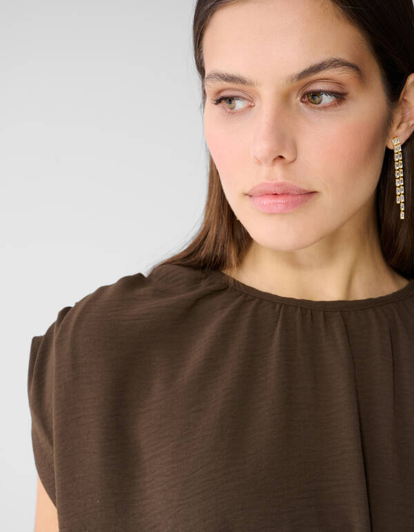 Gek&uuml;rzte Twist-Top Braun SHOEBY WOMEN