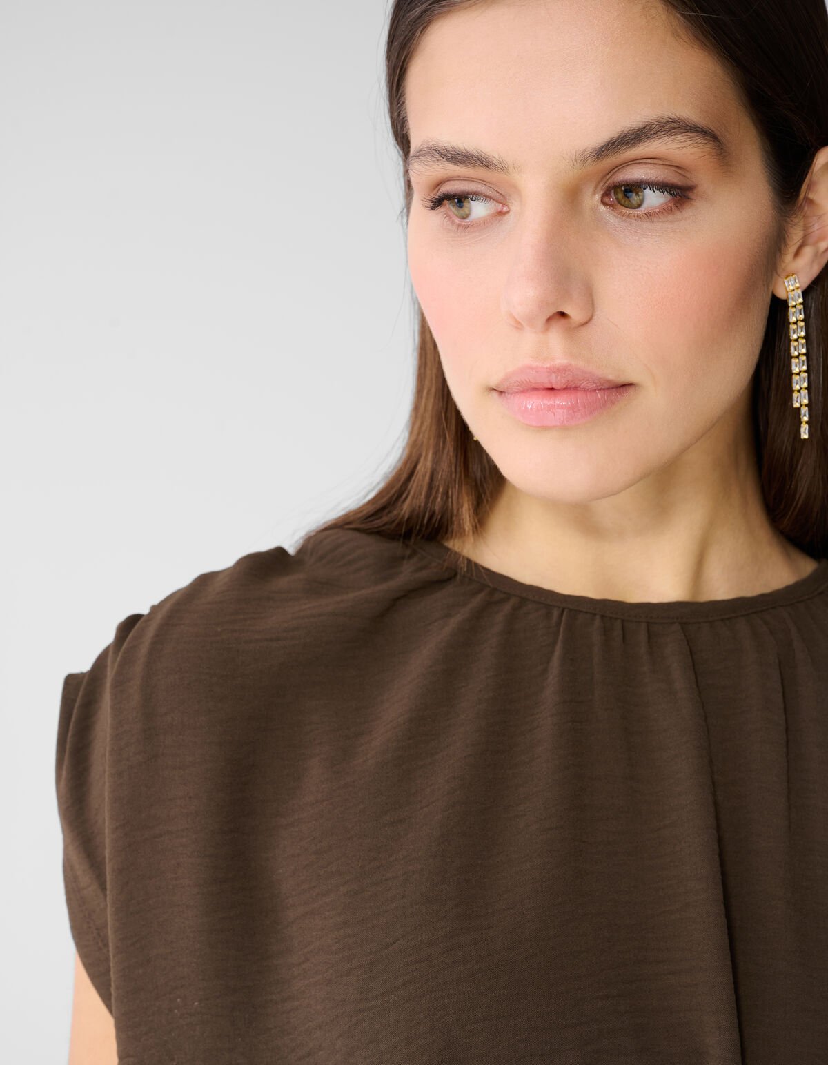 Gek&uuml;rzte Twist-Top Braun SHOEBY WOMEN