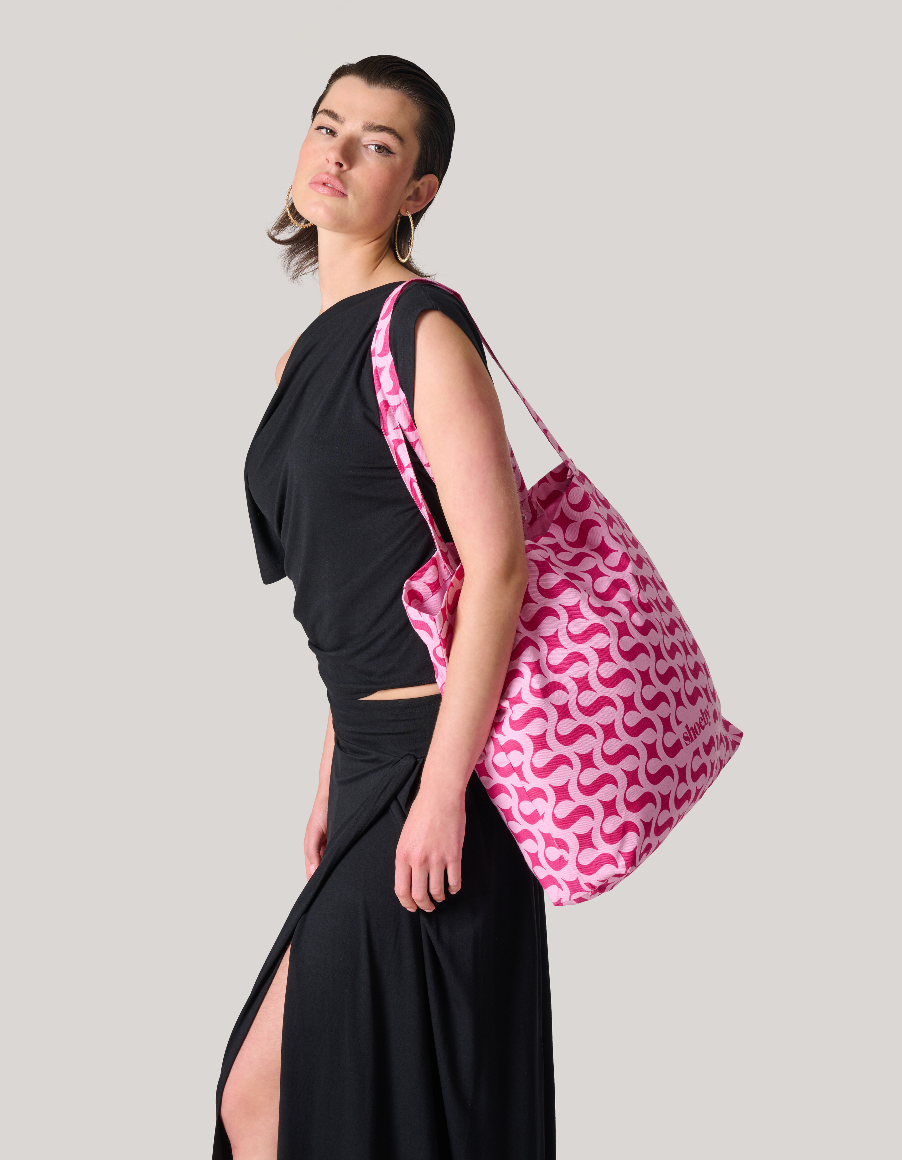 Shoeby Logo Shopper Rosa SHOEBY ACCESSOIRES