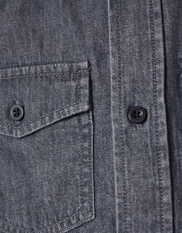 Denim-Hemd Dunkelgrau SHOEBY BOYS