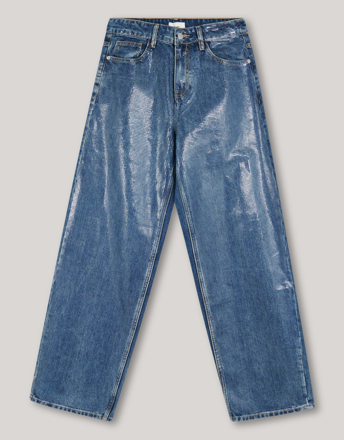 Foil Barrel Fit Jeans Mediumstone By Lizzy SHOEBY WOMEN