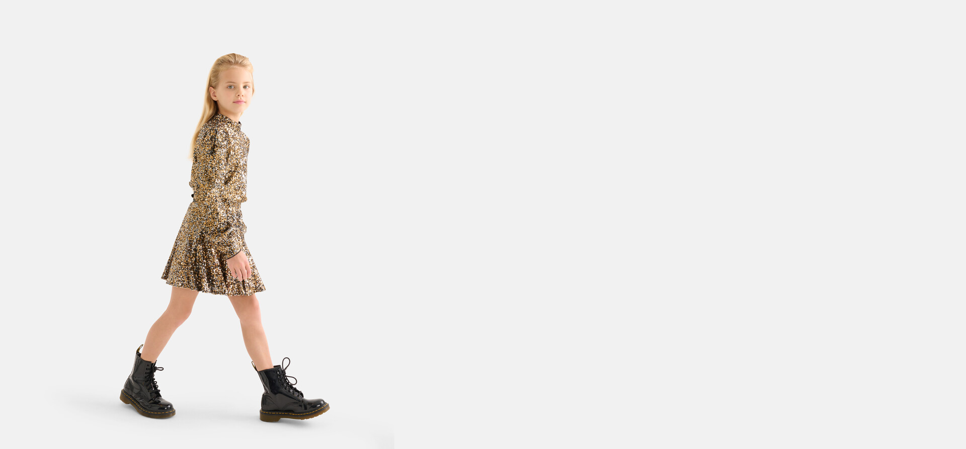 Paillettenrock Gold SHOEBY GIRLS