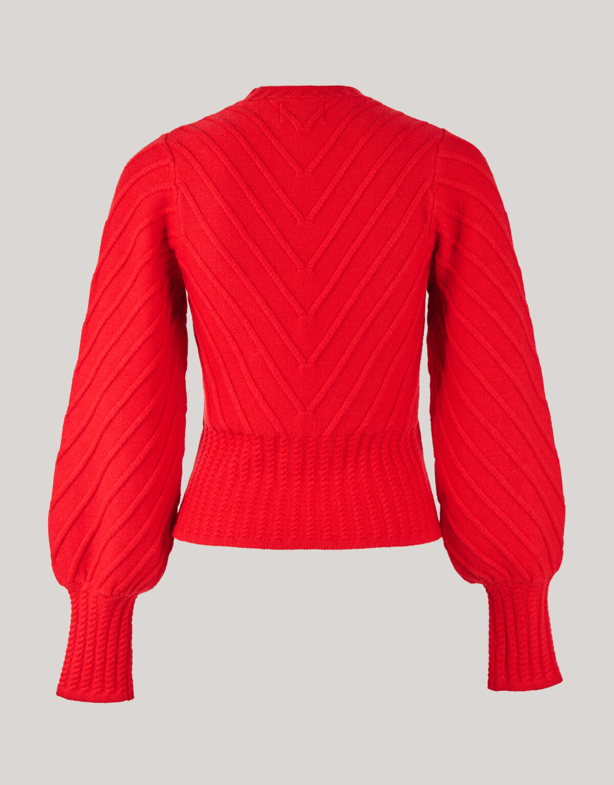 Diagonaler Pullover Rot SHOEBY WOMEN