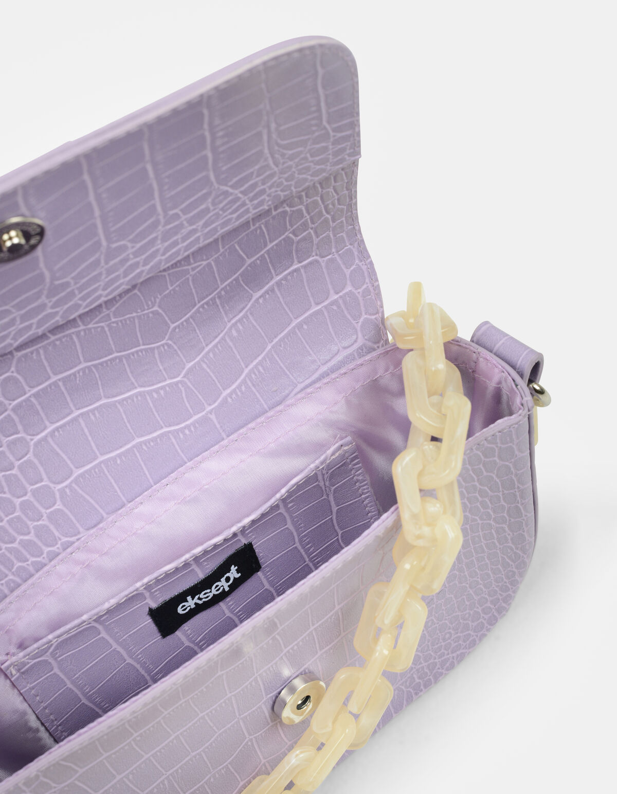 Lila Croco Tasche ACCESSOIRES SHOEBY