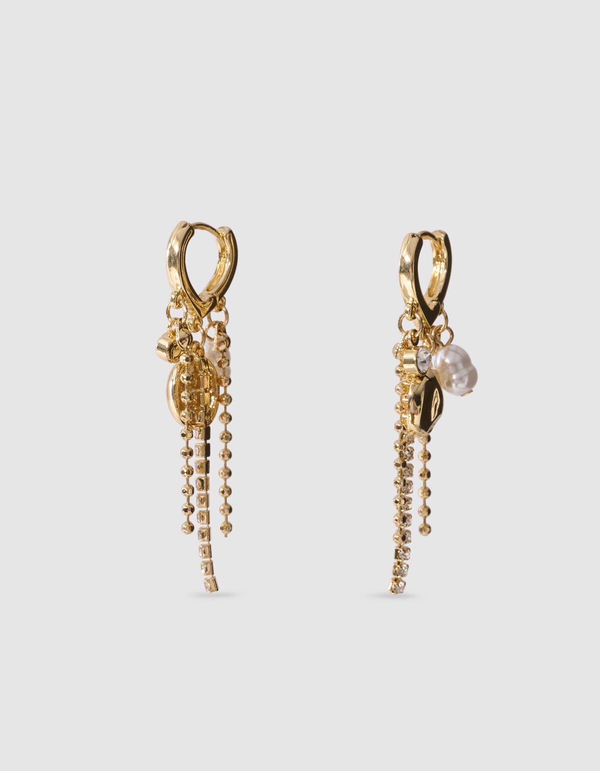 Strass-Charm-Ohrringe SHOEBY ACCESSOIRES
