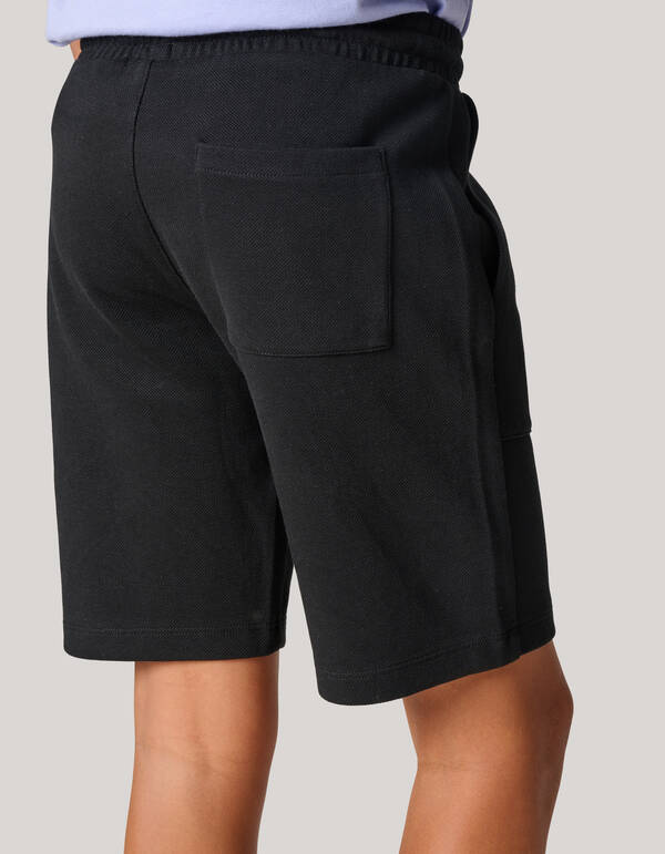 Pique Short Schwarz SHOEBY BOYS