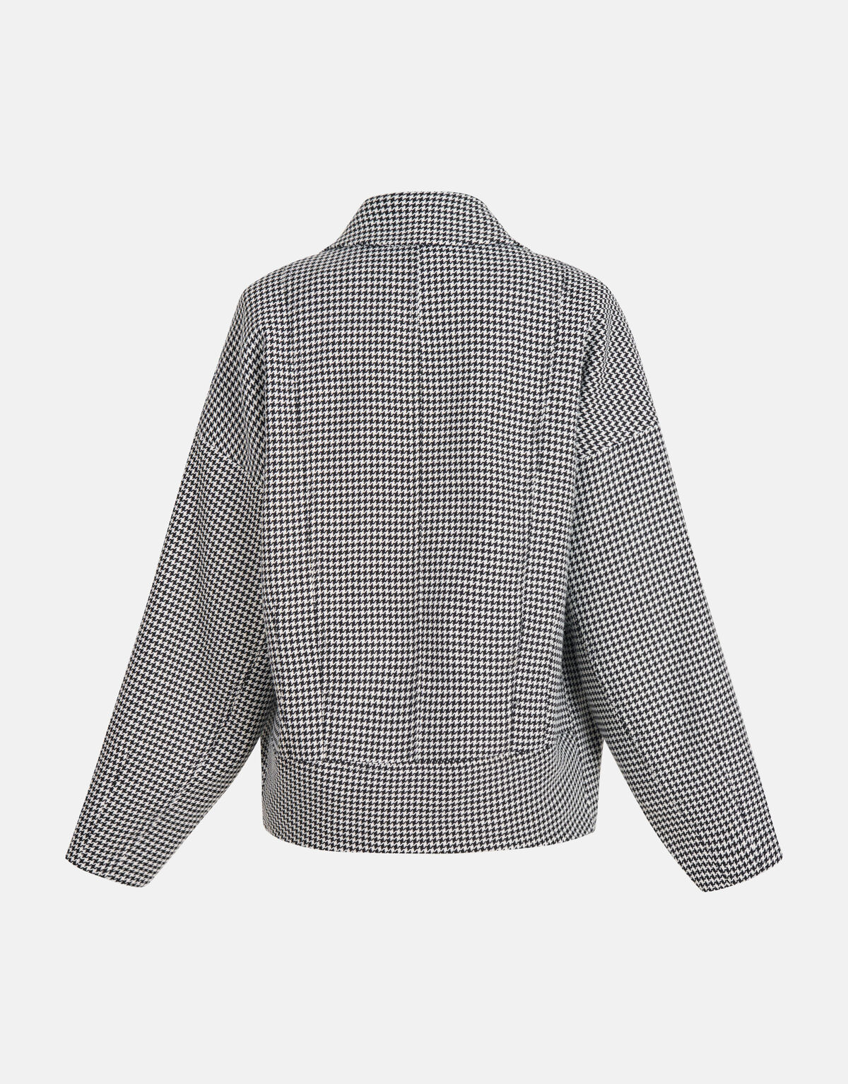 Pied-De-Poule Blazer Schwarz/Weiß SHOEBY WOMEN