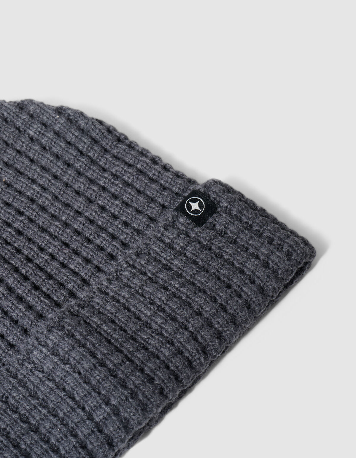 Heavy Waffle Beanie Grau SHOEBY ACCESSOIRES