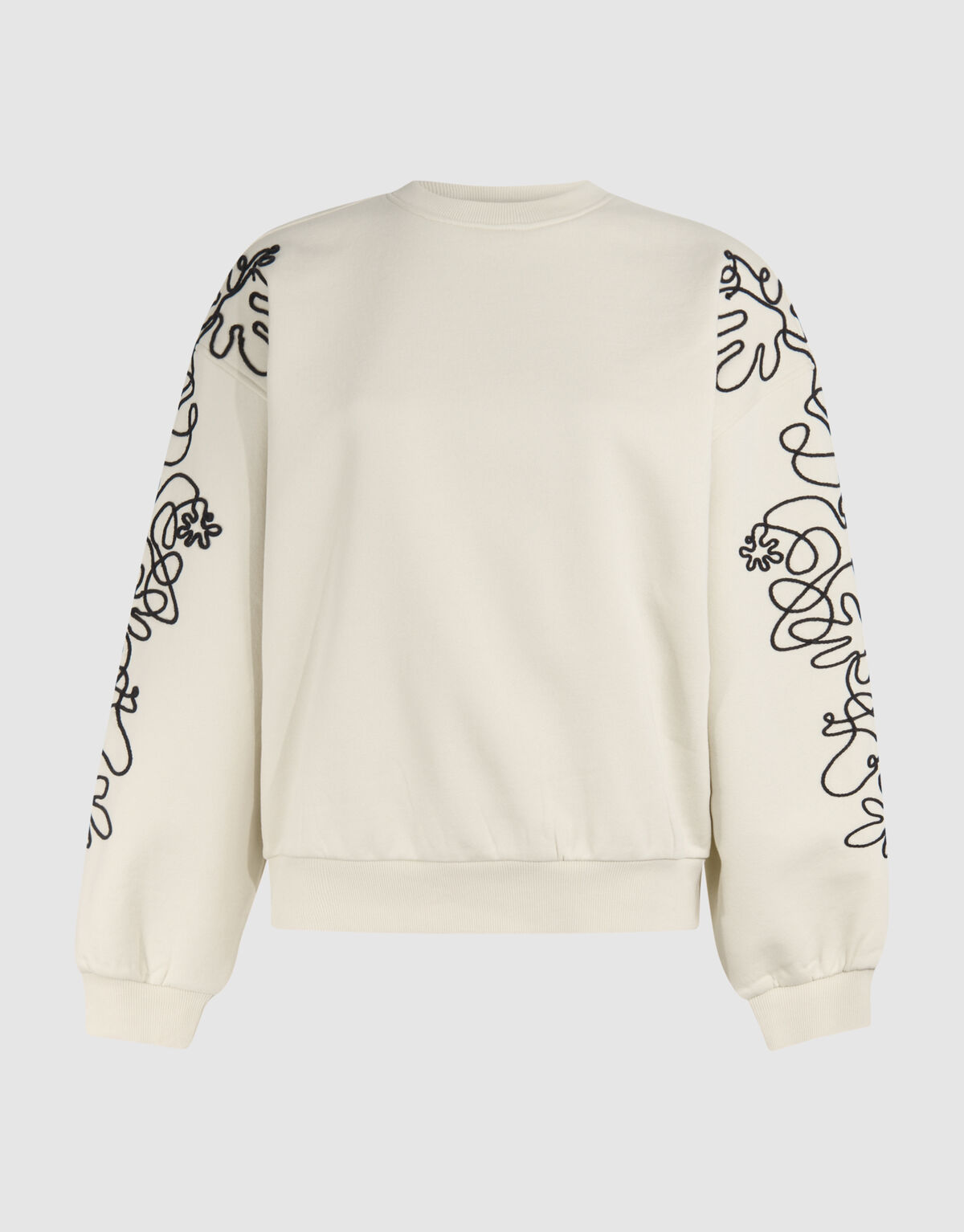 Stickerei Kunstwerk Pullover Off White SHOEBY WOMEN