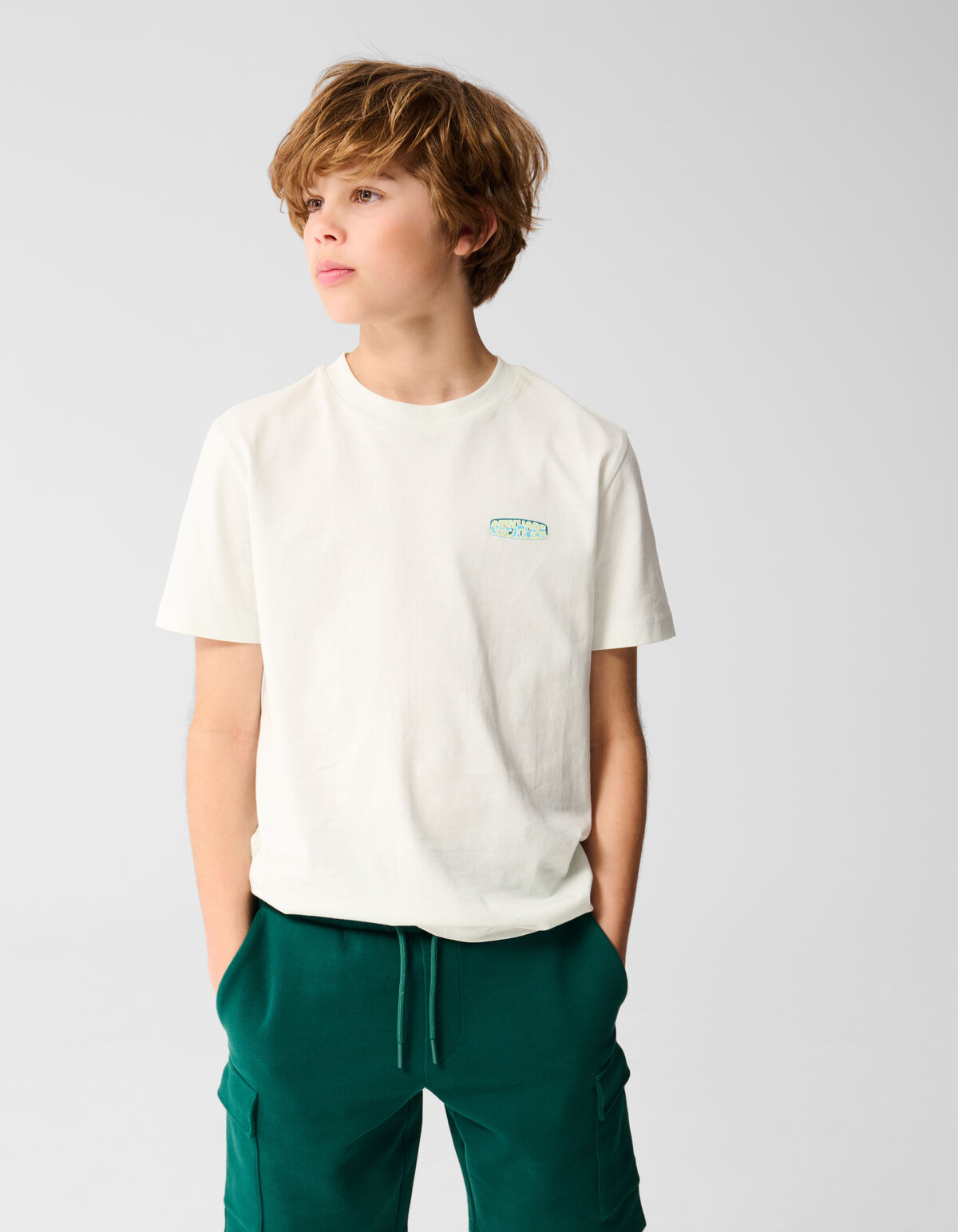 Offshore Artwork T-shirt Off White SHOEBY BOYS