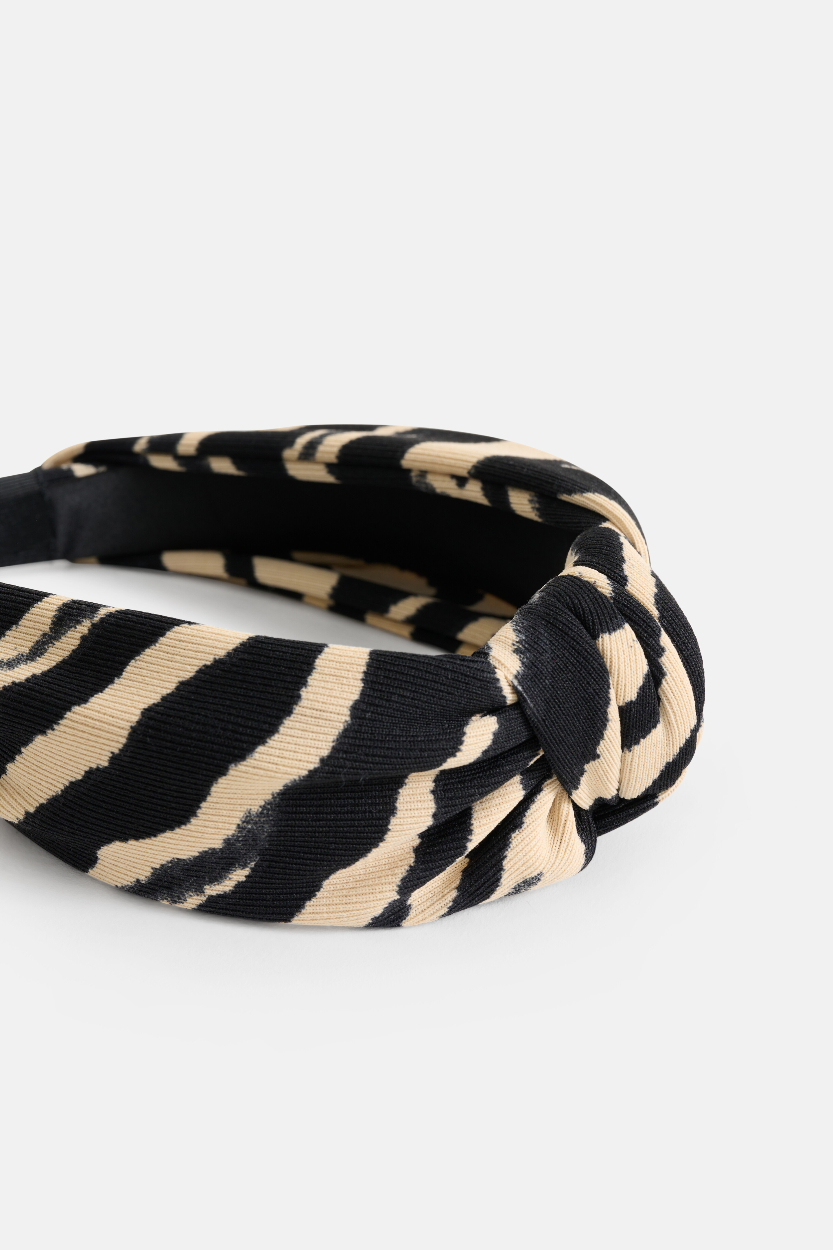 Zebraknoten-Haarband Schwarz SHOEBY ACCESSOIRES