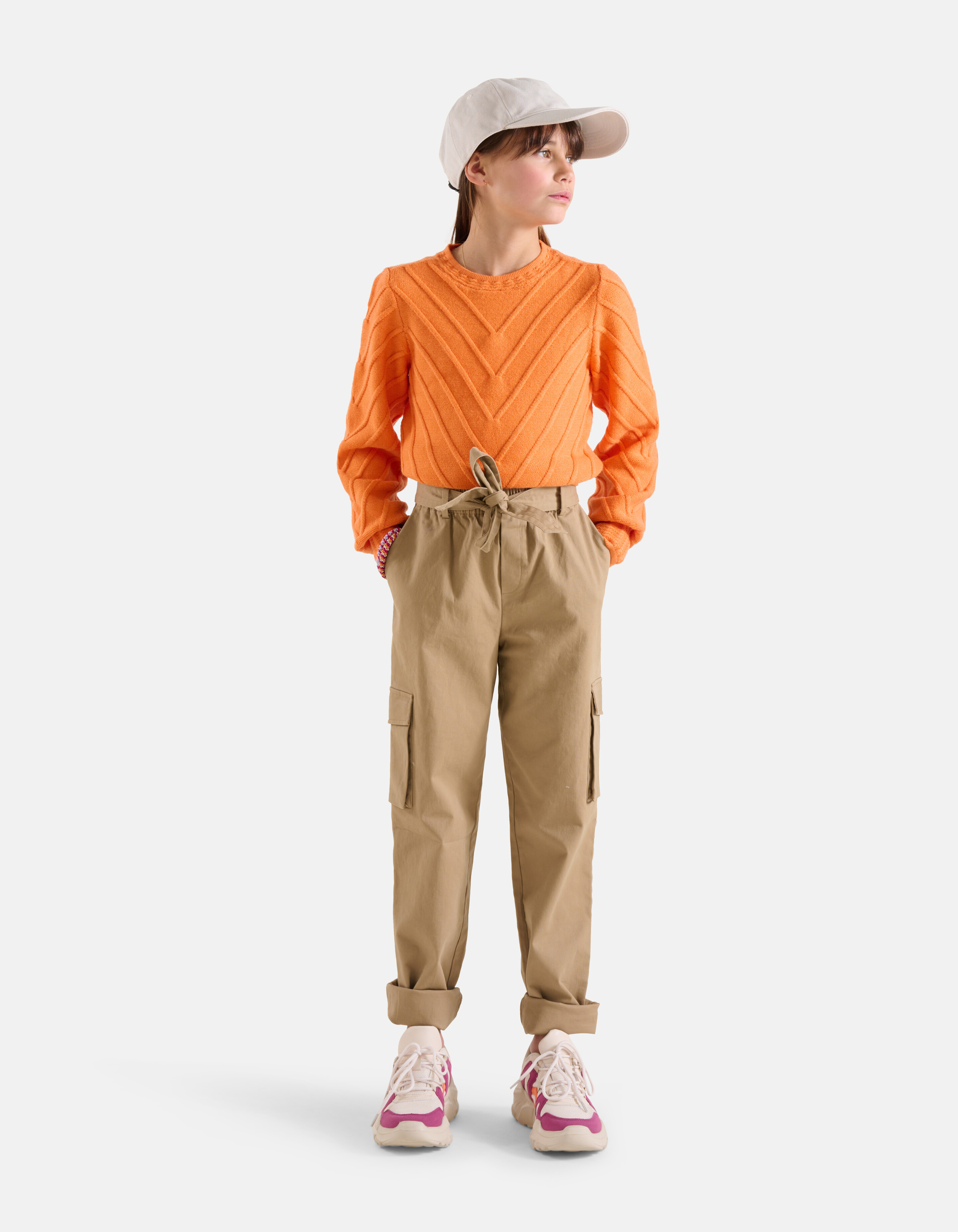 Cargohose Beige SHOEBY GIRLS