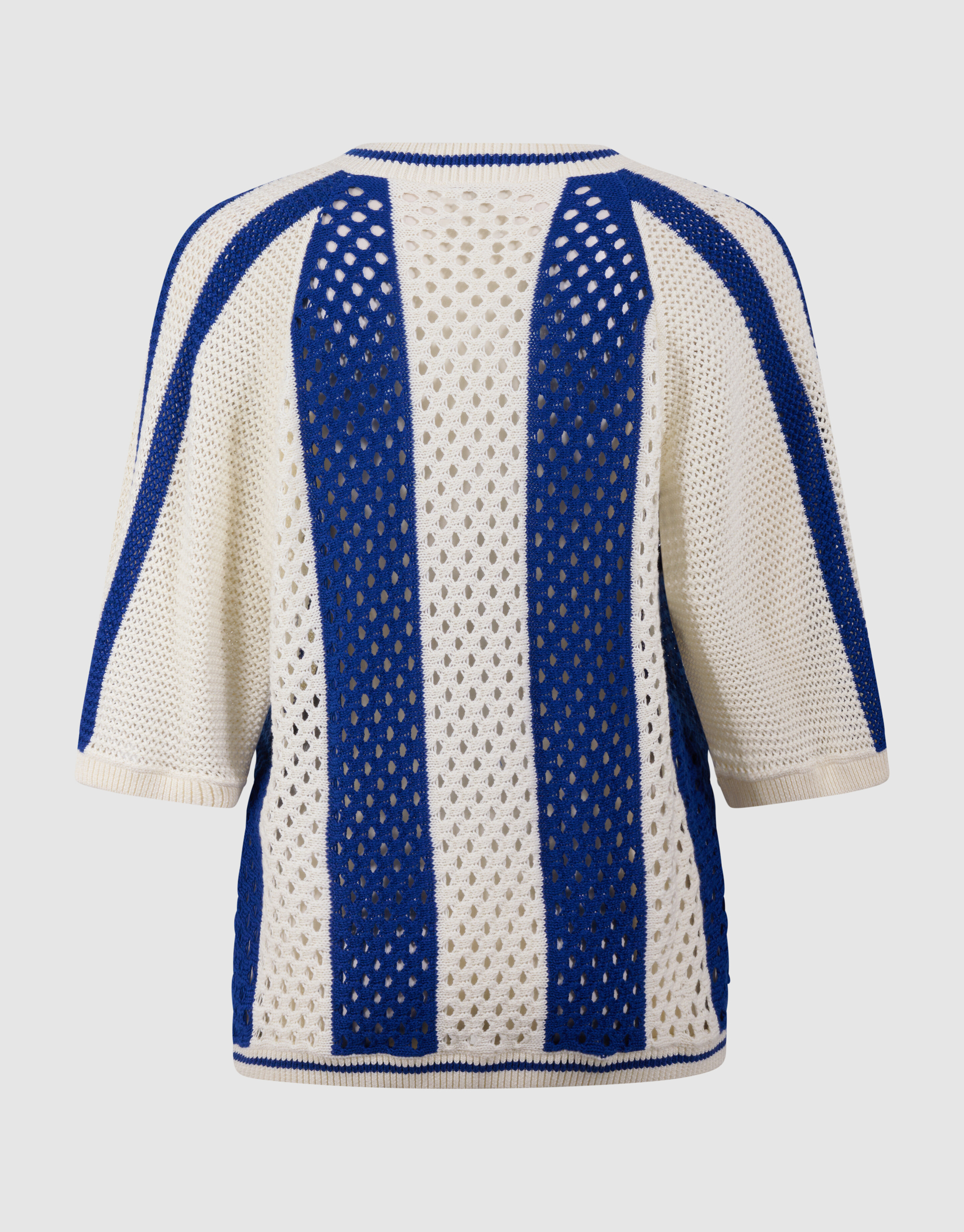 Gestricktes Sportliches T-Shirt Gebrochen Wei&szlig; SHOEBY WOMEN